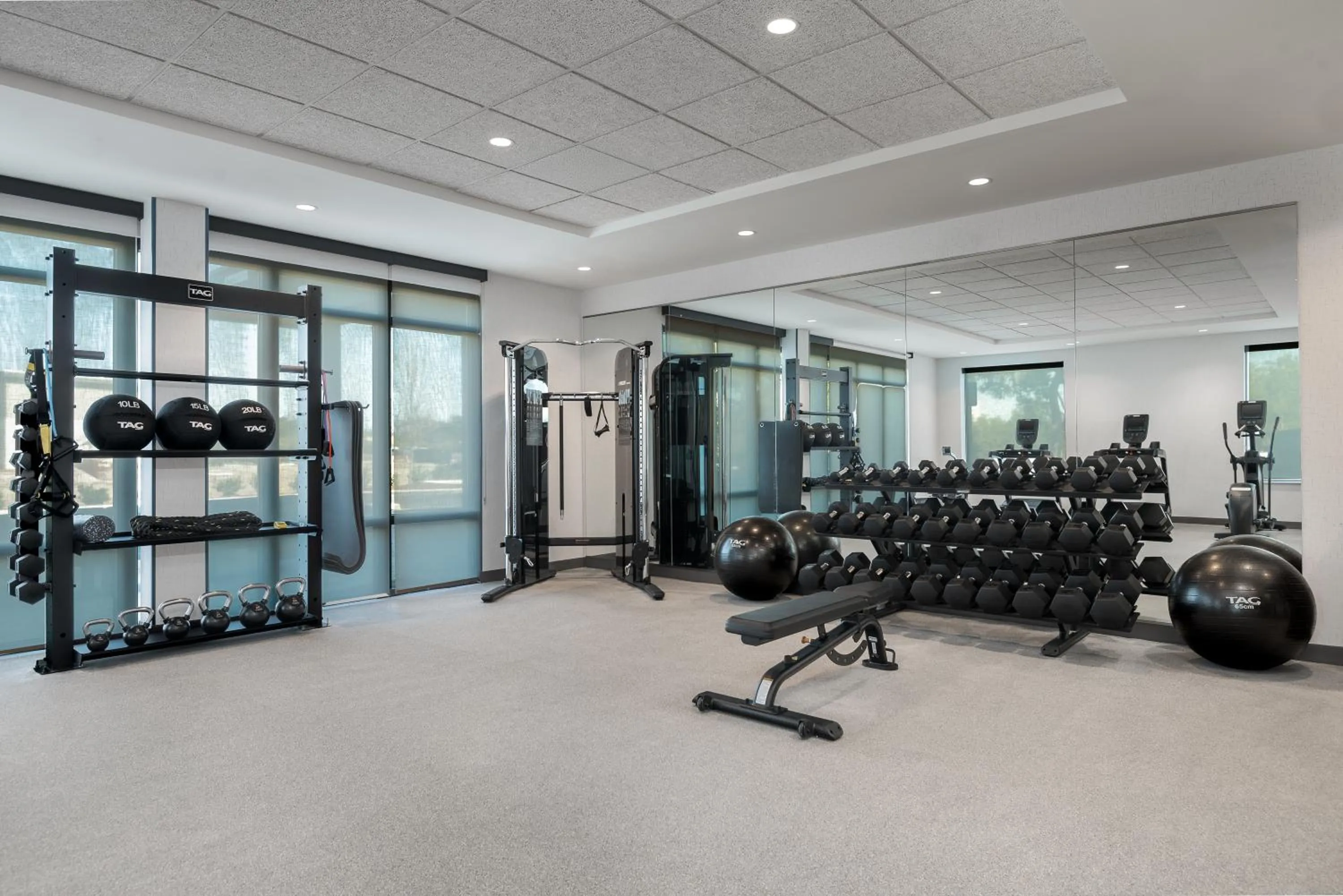 Fitness centre/facilities in Home2 Suites By Hilton Riverview Tampa