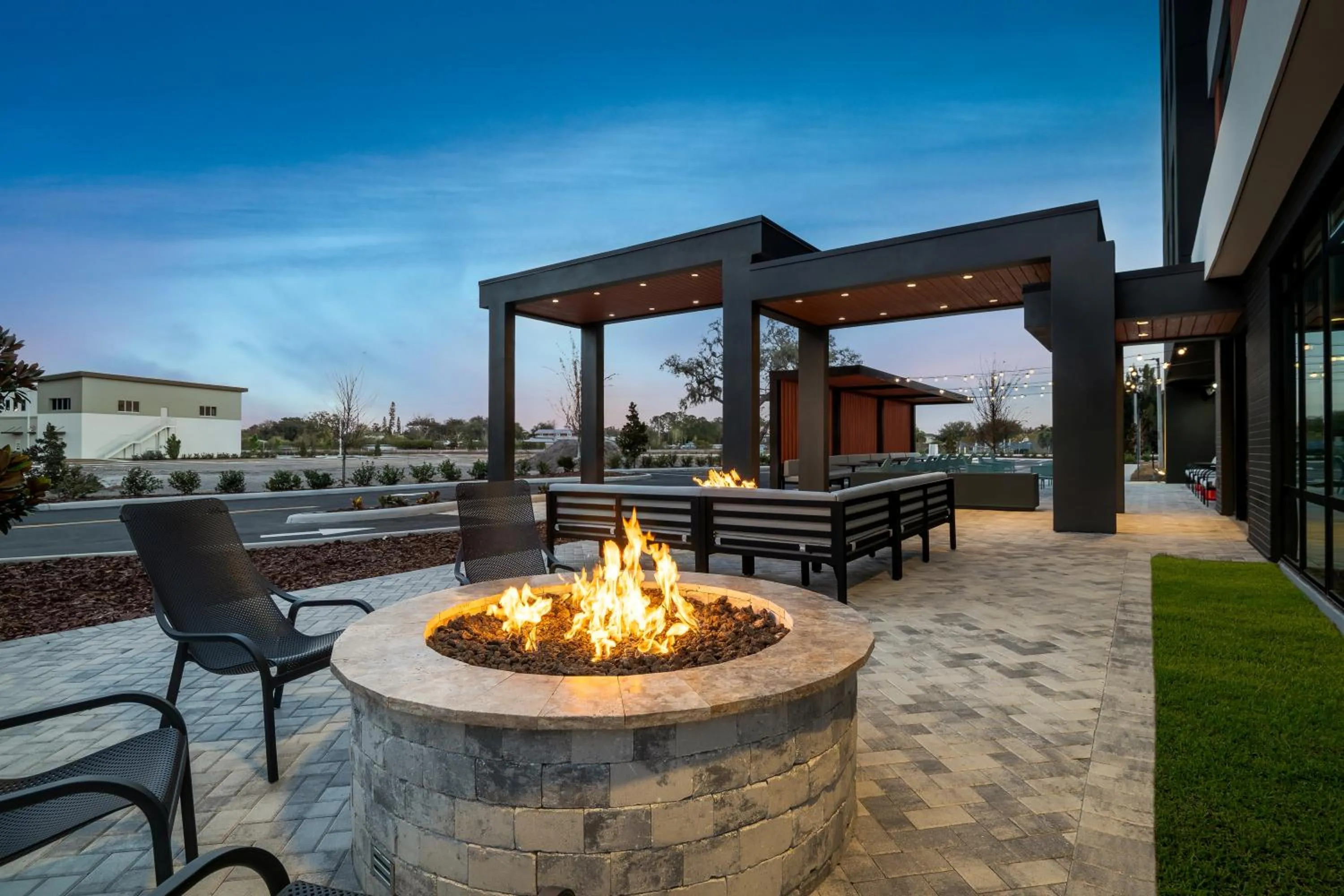 Patio in Home2 Suites By Hilton Riverview Tampa