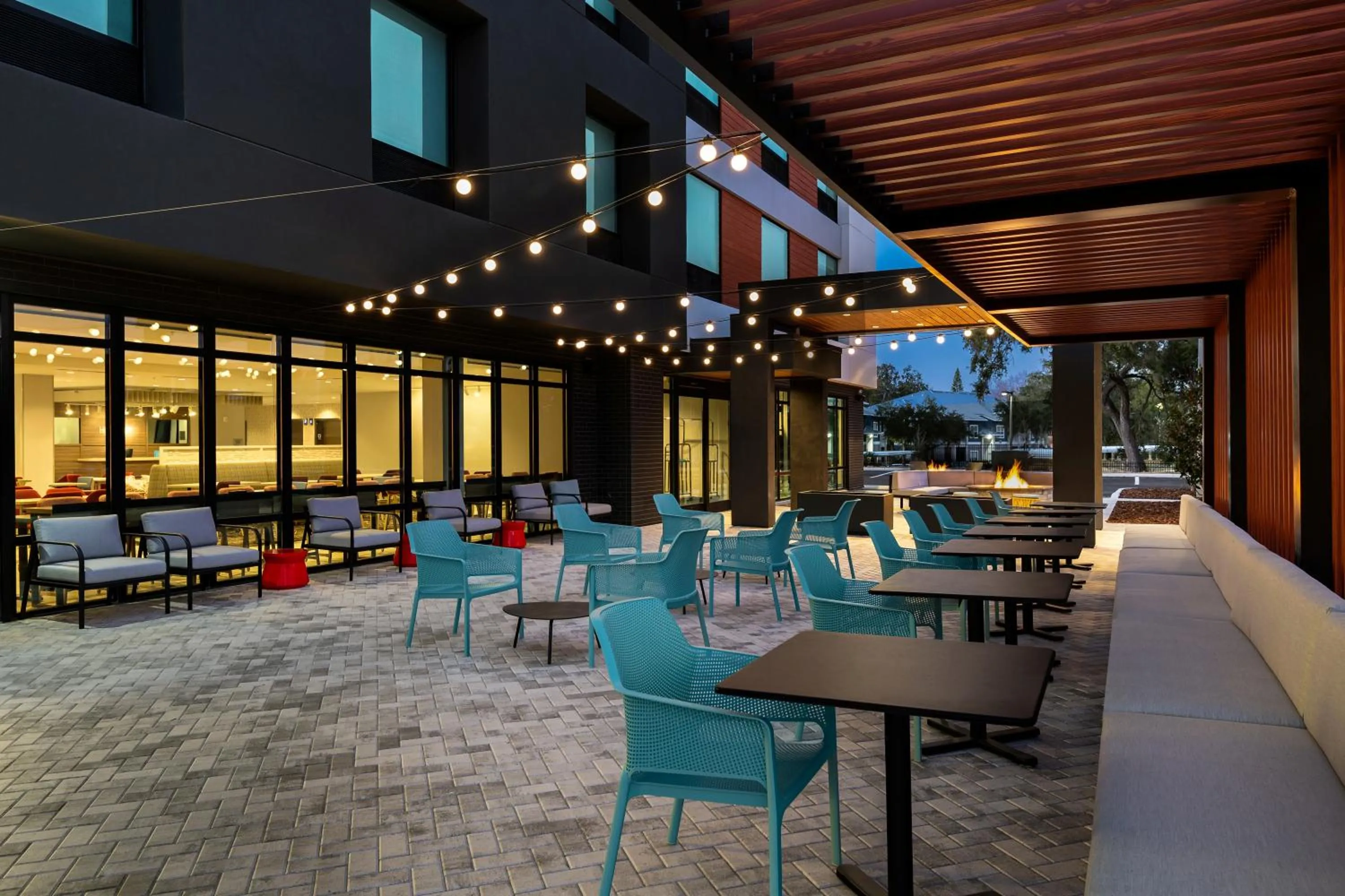 Patio in Home2 Suites By Hilton Riverview Tampa