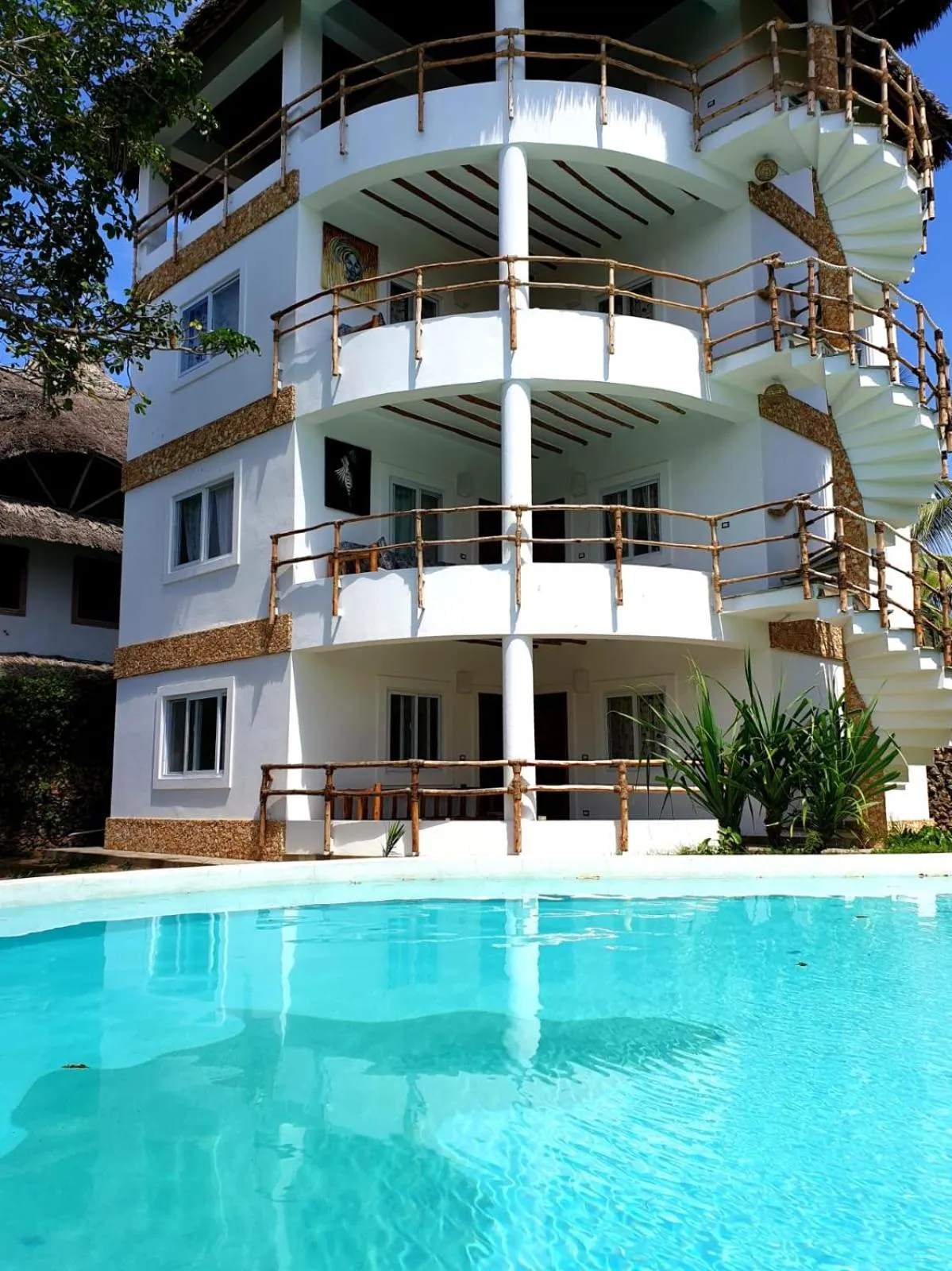 Pool view in Simba House