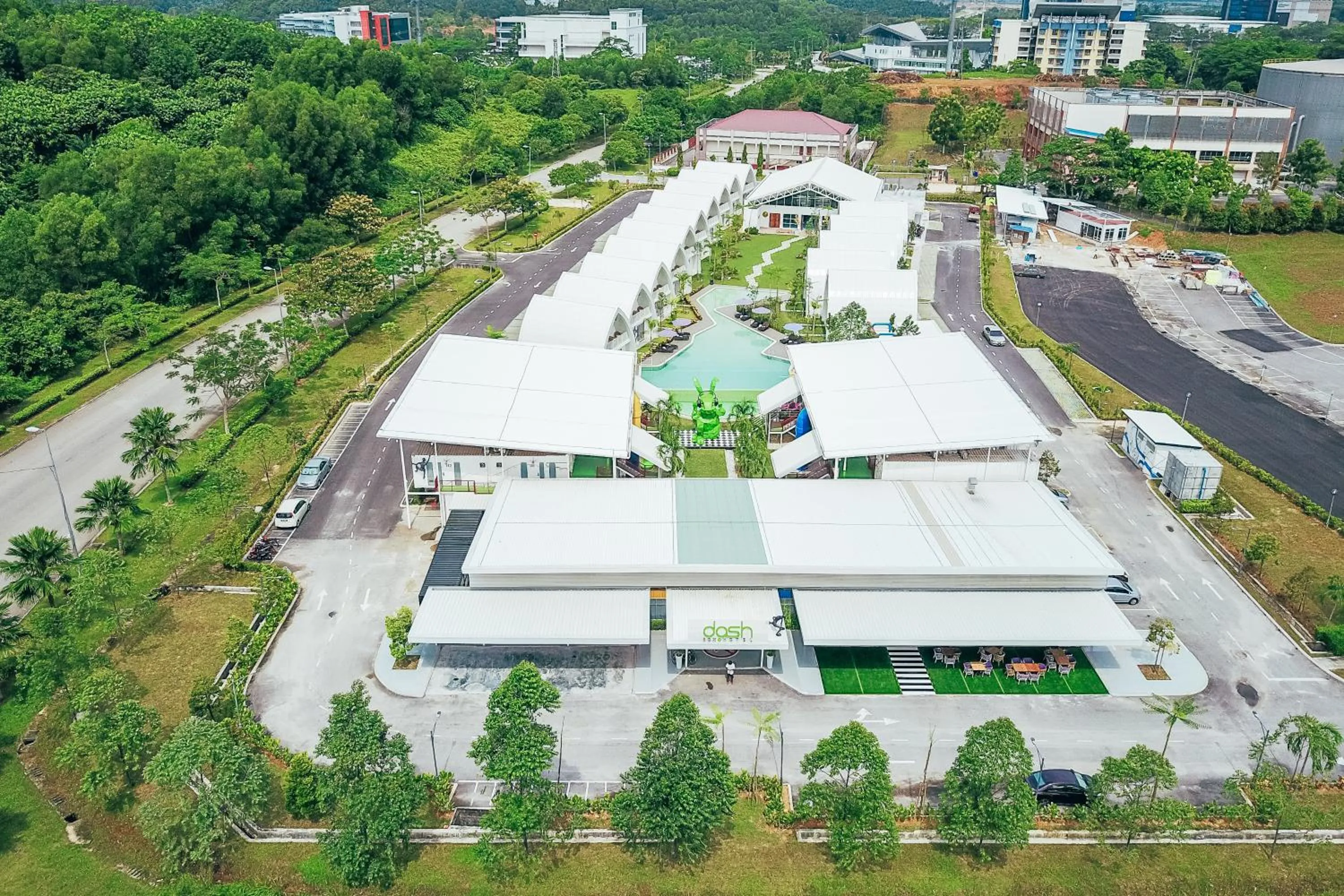 Property building in Dash Box Hotel Cyberjaya