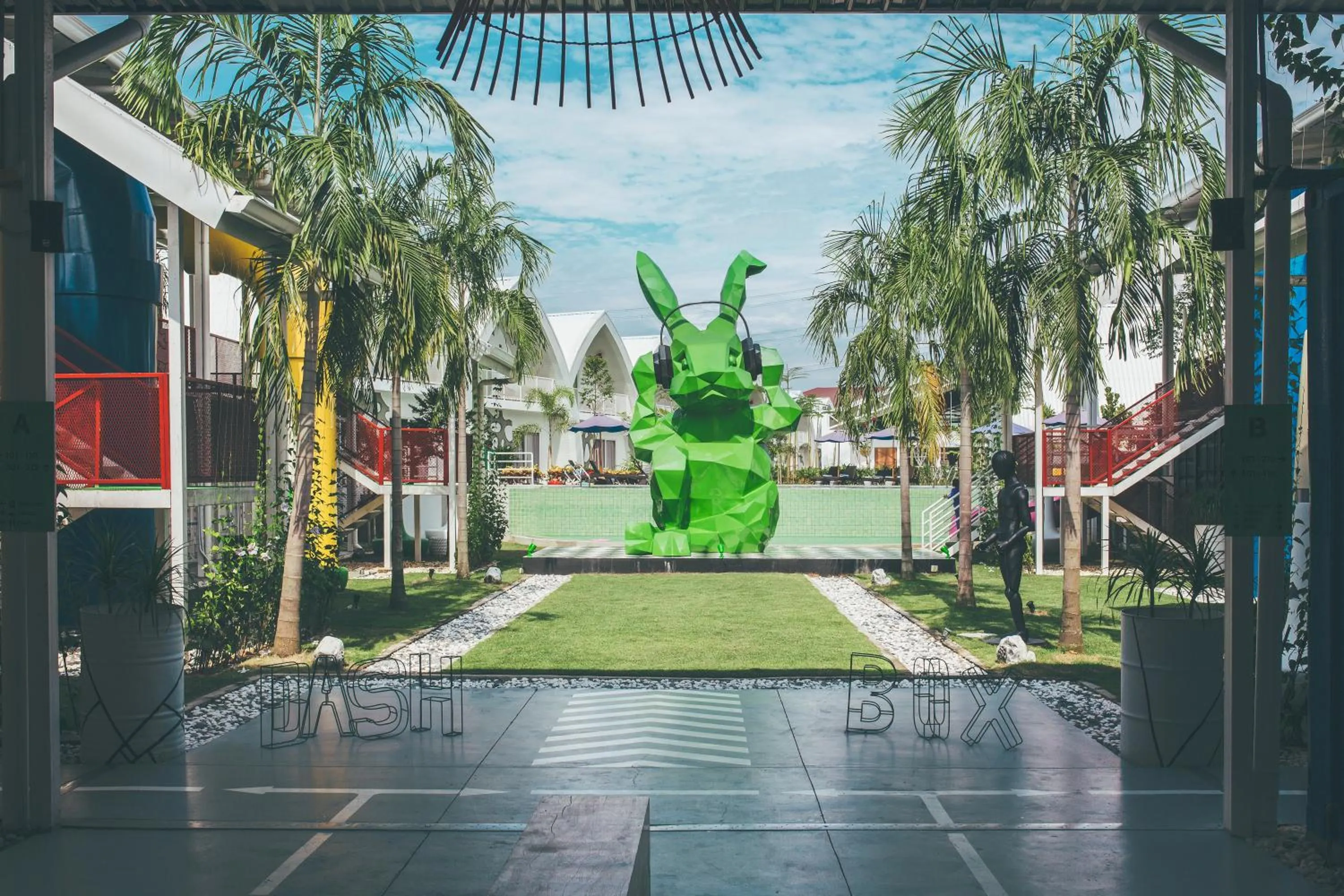 Garden in Dash Box Hotel Cyberjaya