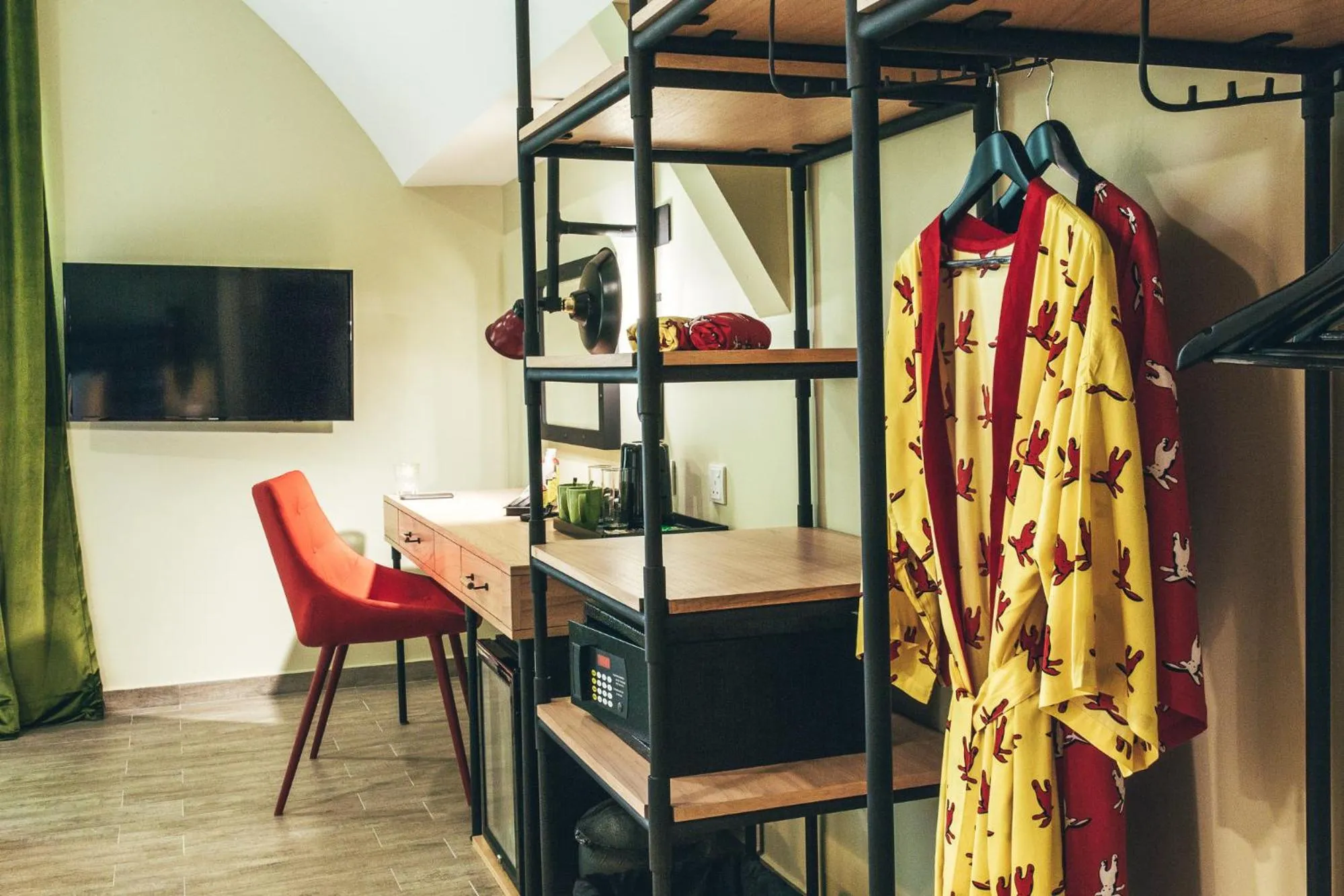 wardrobe in Dash Box Hotel Cyberjaya