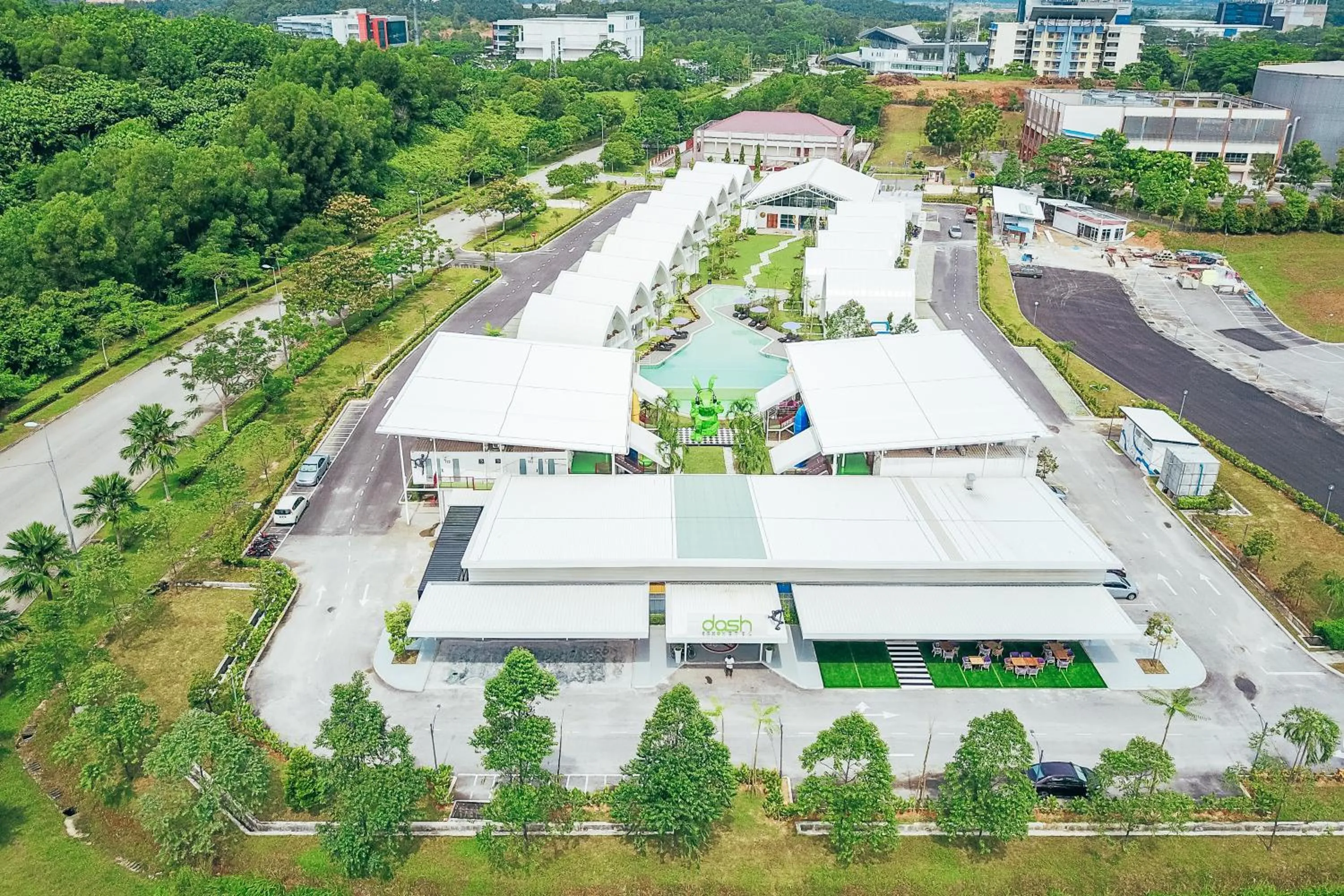 Property building in Dash Box Hotel Cyberjaya