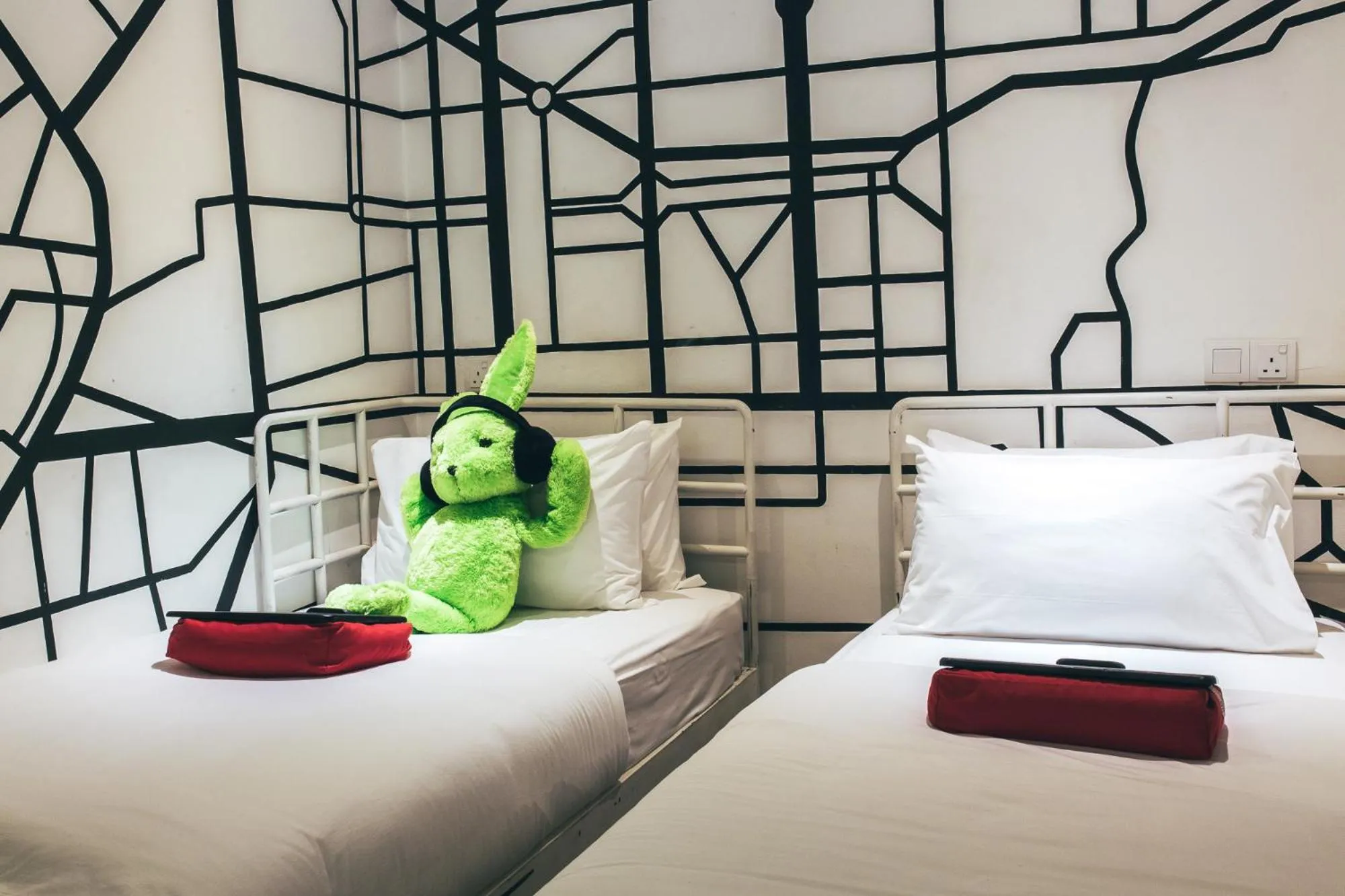 Bed in Dash Box Hotel Cyberjaya