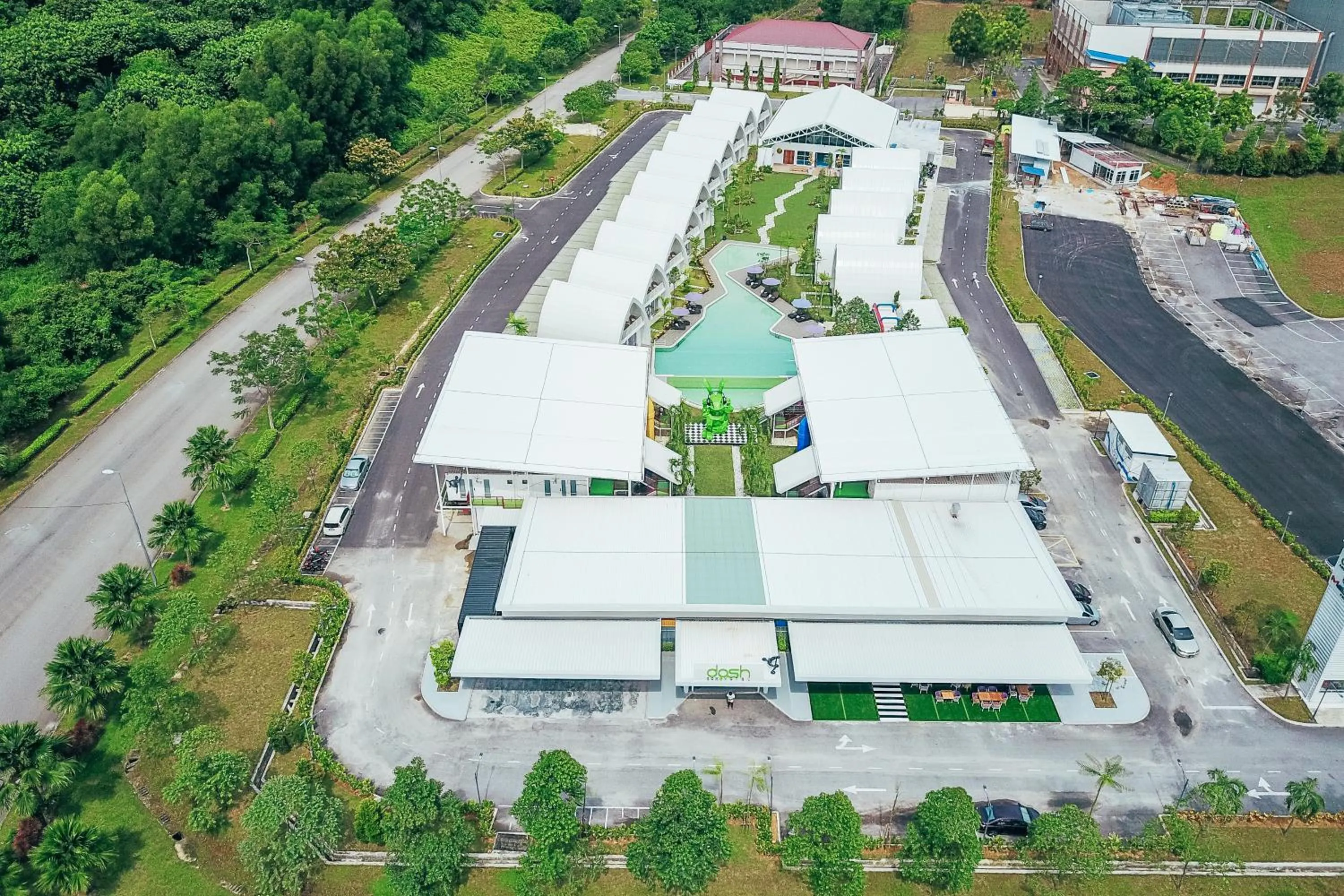 Property building in Dash Box Hotel Cyberjaya