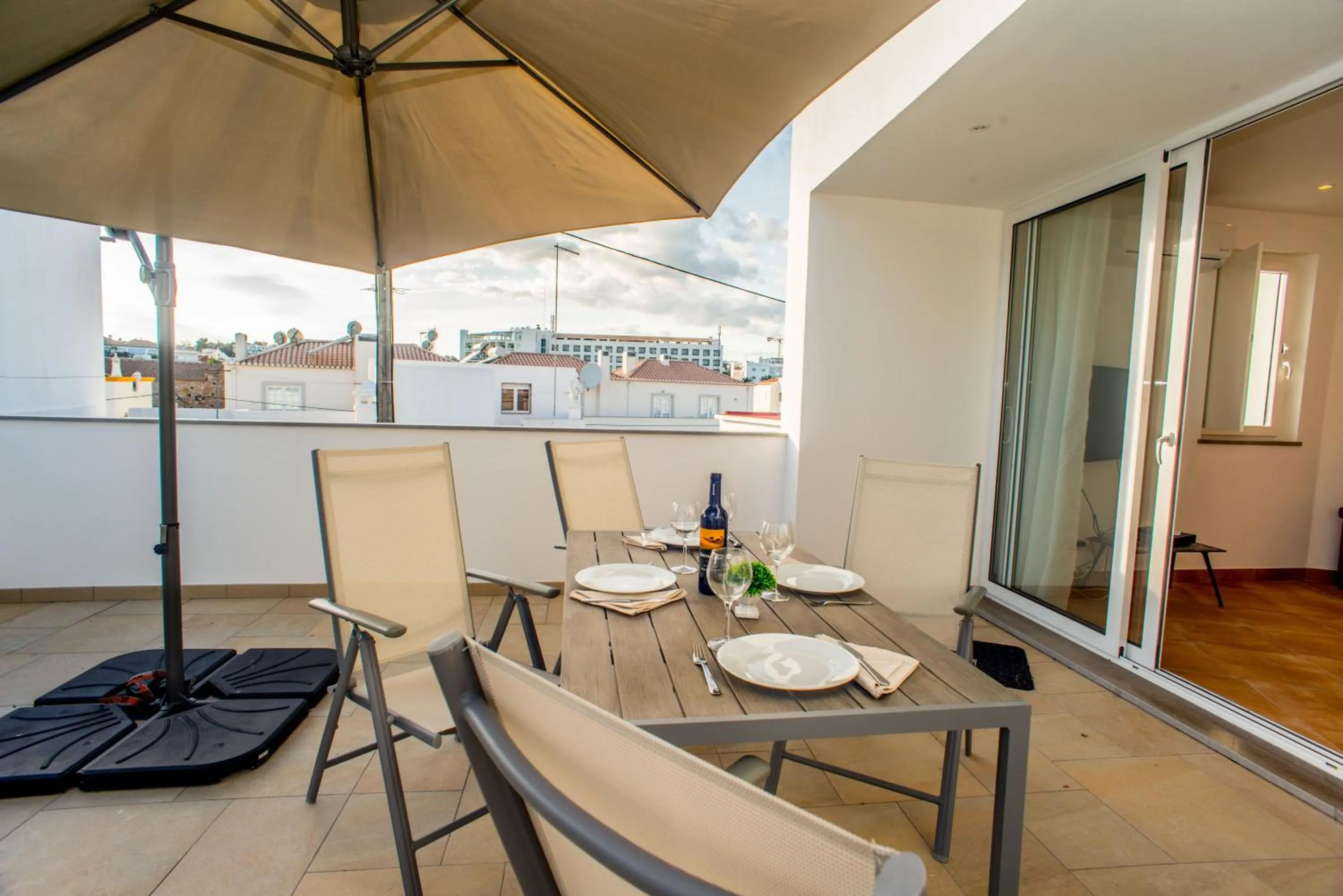 Balcony/Terrace in Casa Lopes by ALGARTUR