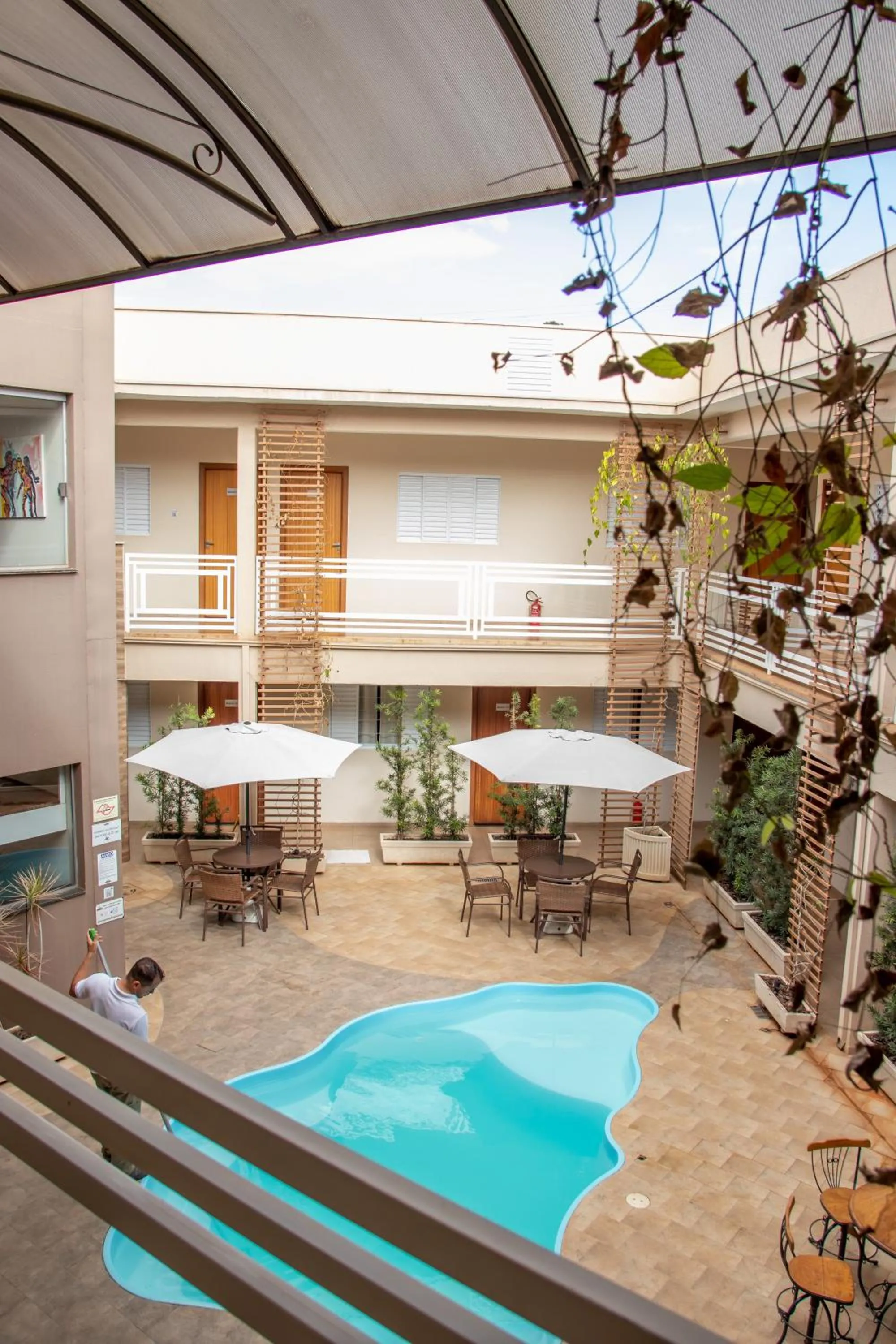 Pool view in Casagrande Olímpia Hotel