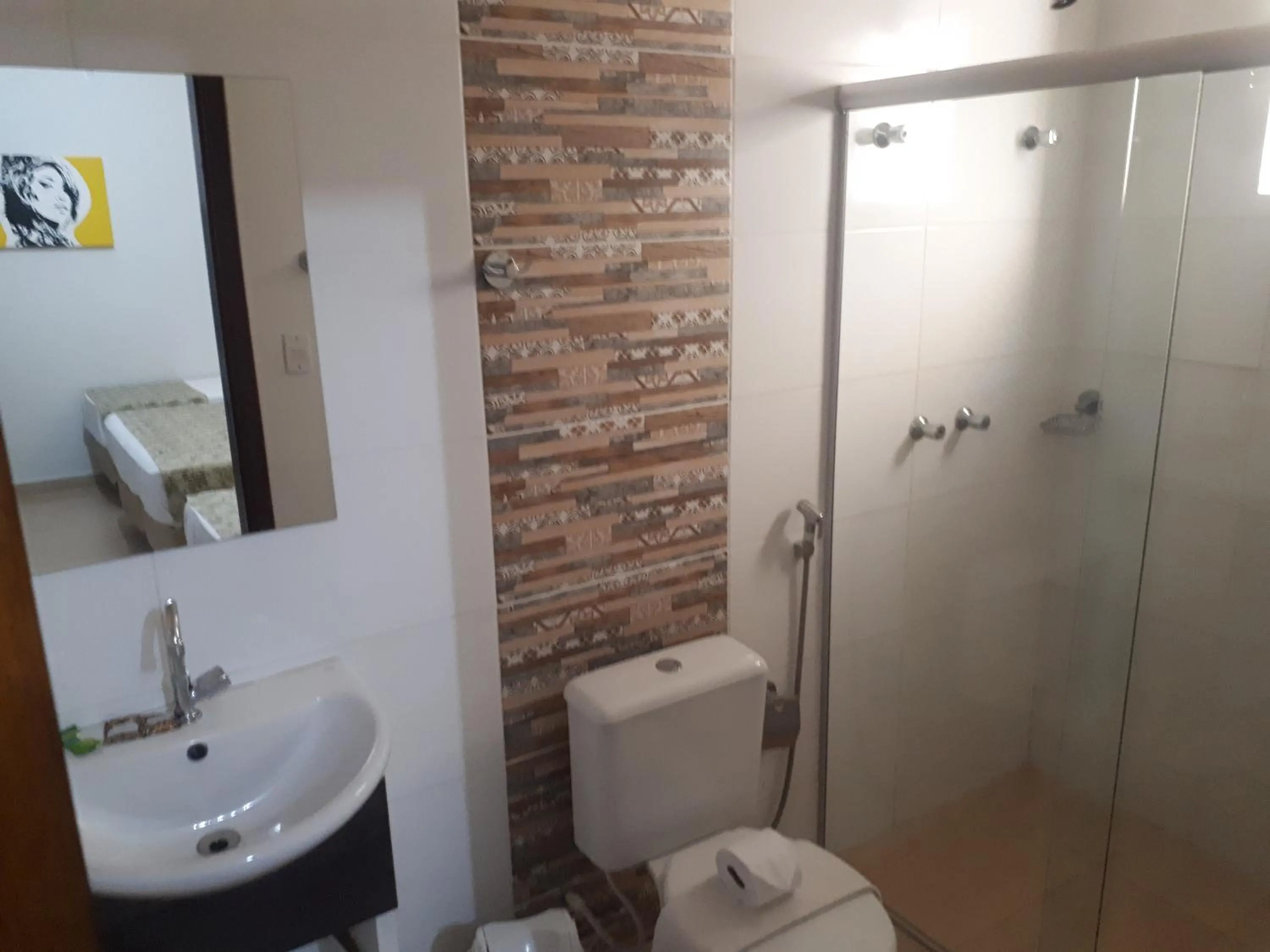 Bathroom in Casagrande Olímpia Hotel