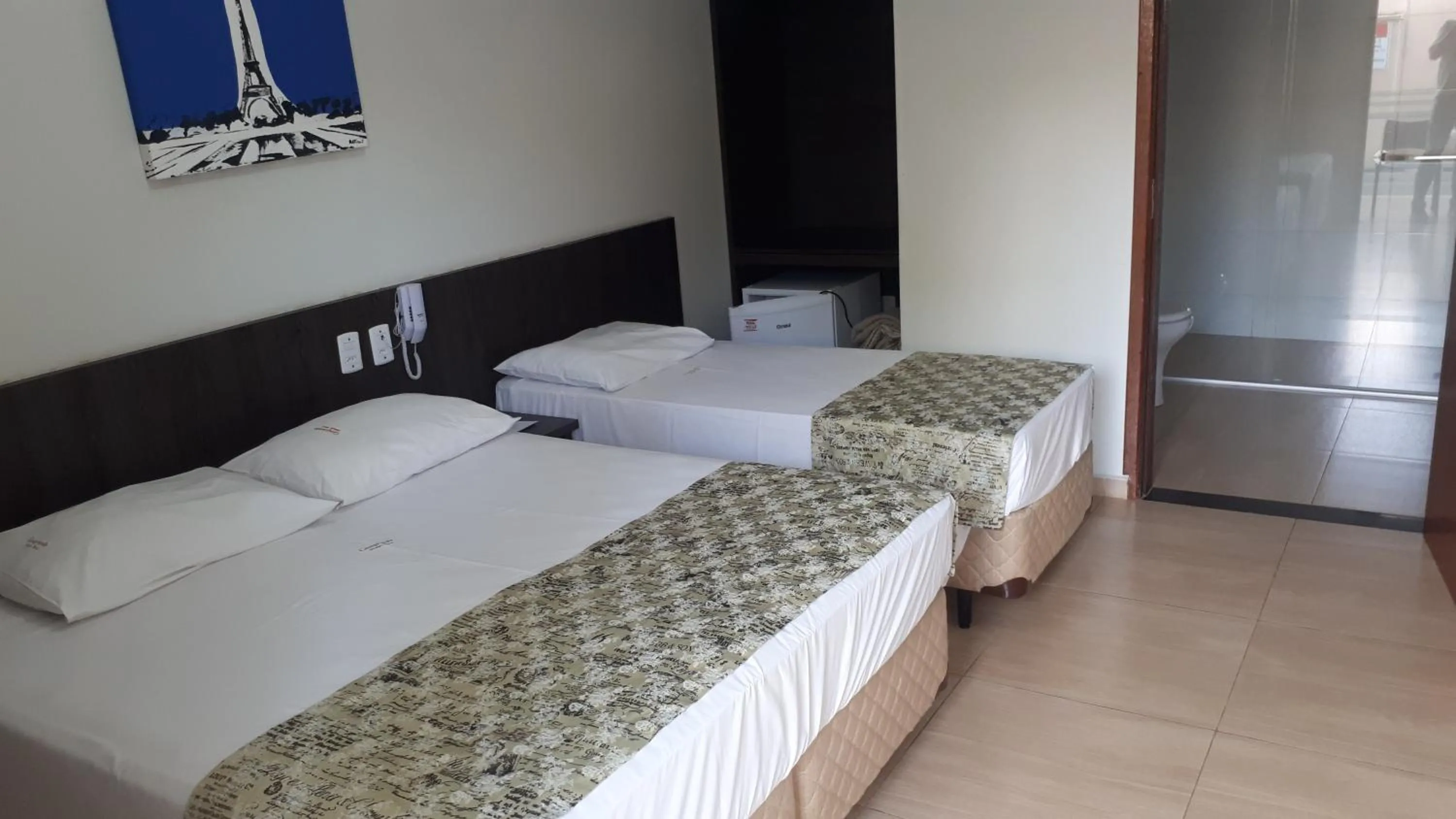 Bed in Casagrande Olímpia Hotel