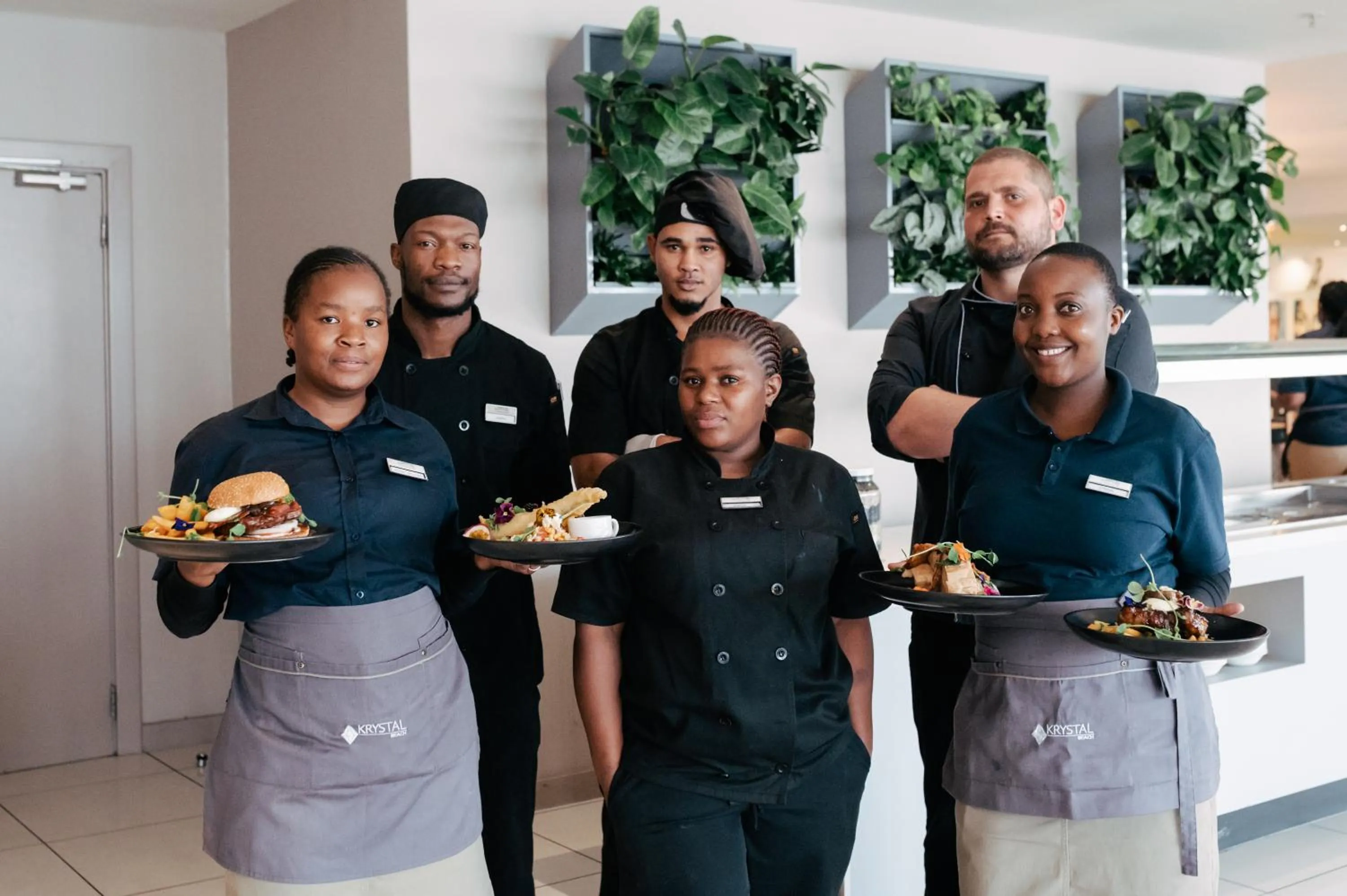 Staff in Krystal Beach Hotel