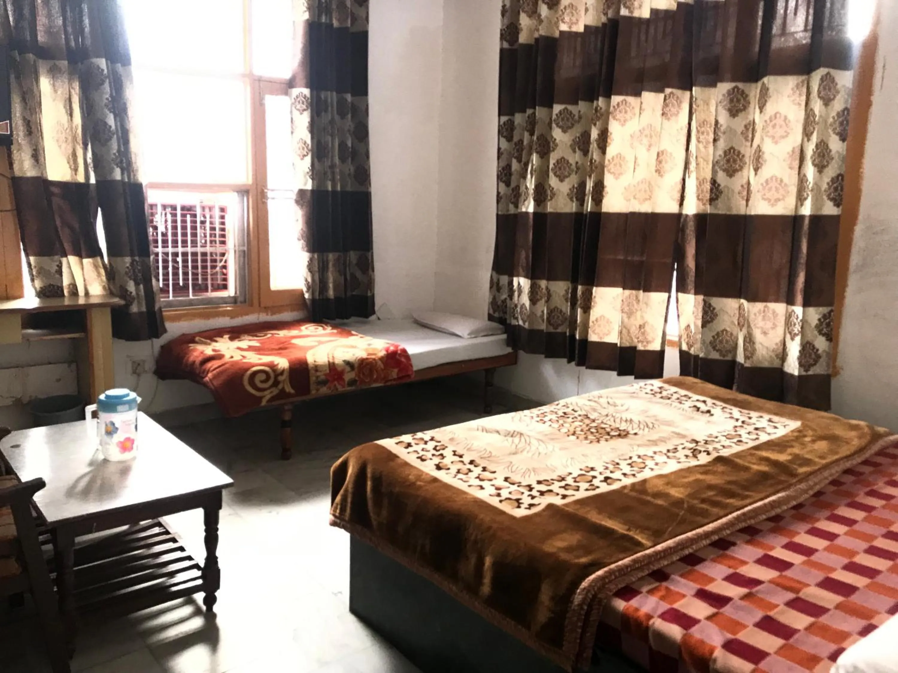 Bed in Hotel Kanshi Vishwa Nath