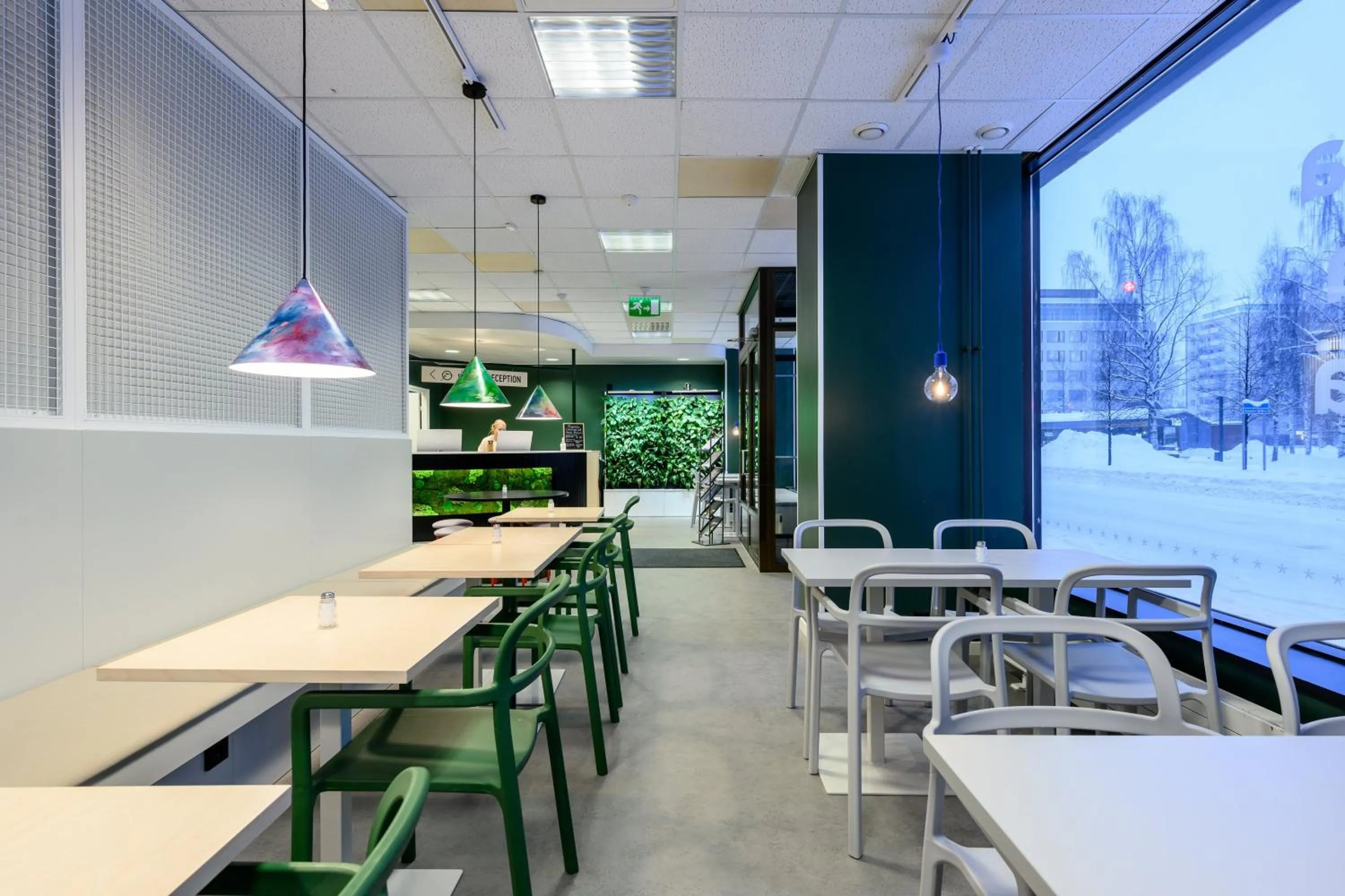 Dining area in GreenStar Hotel Oulu