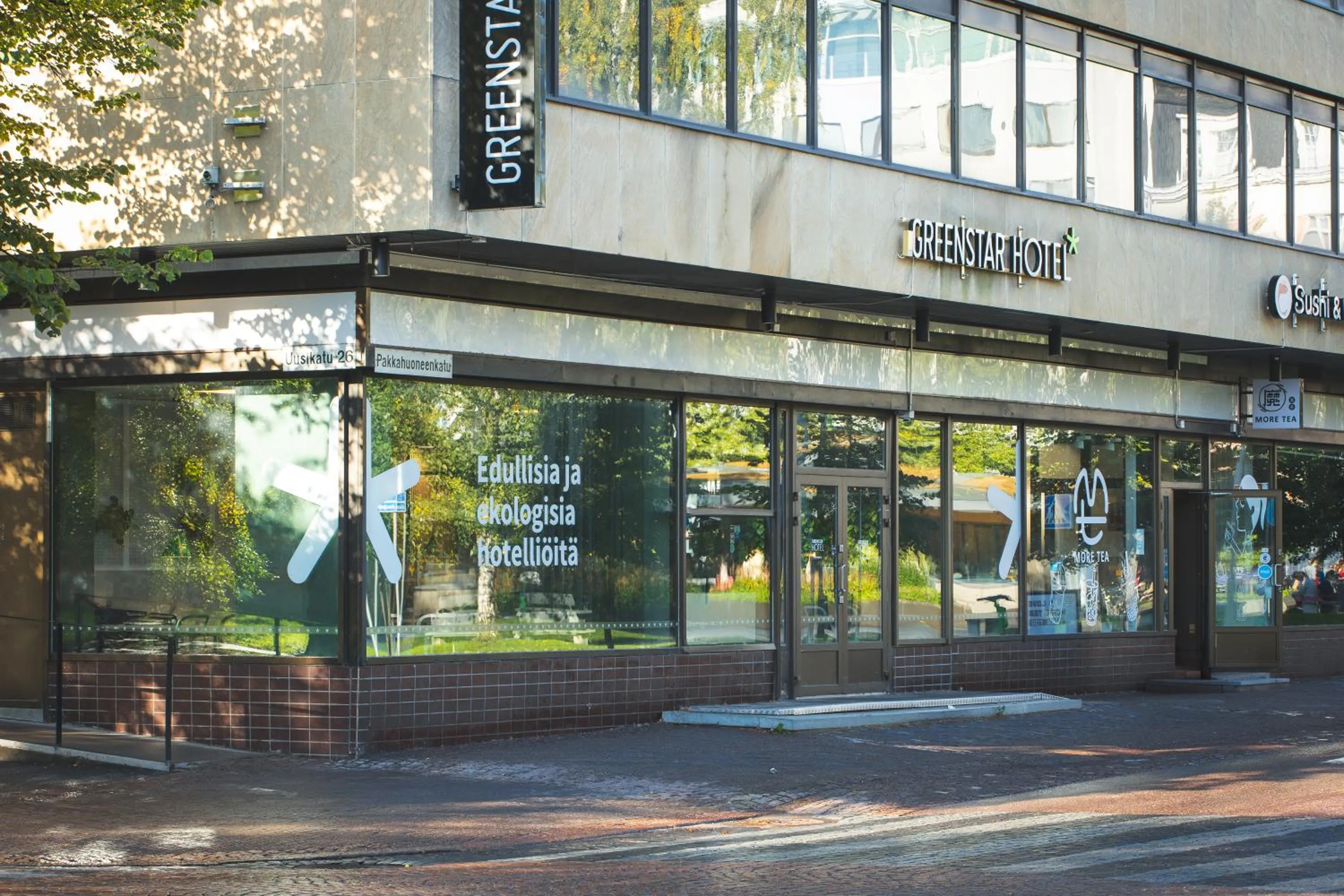 Property building in GreenStar Hotel Oulu