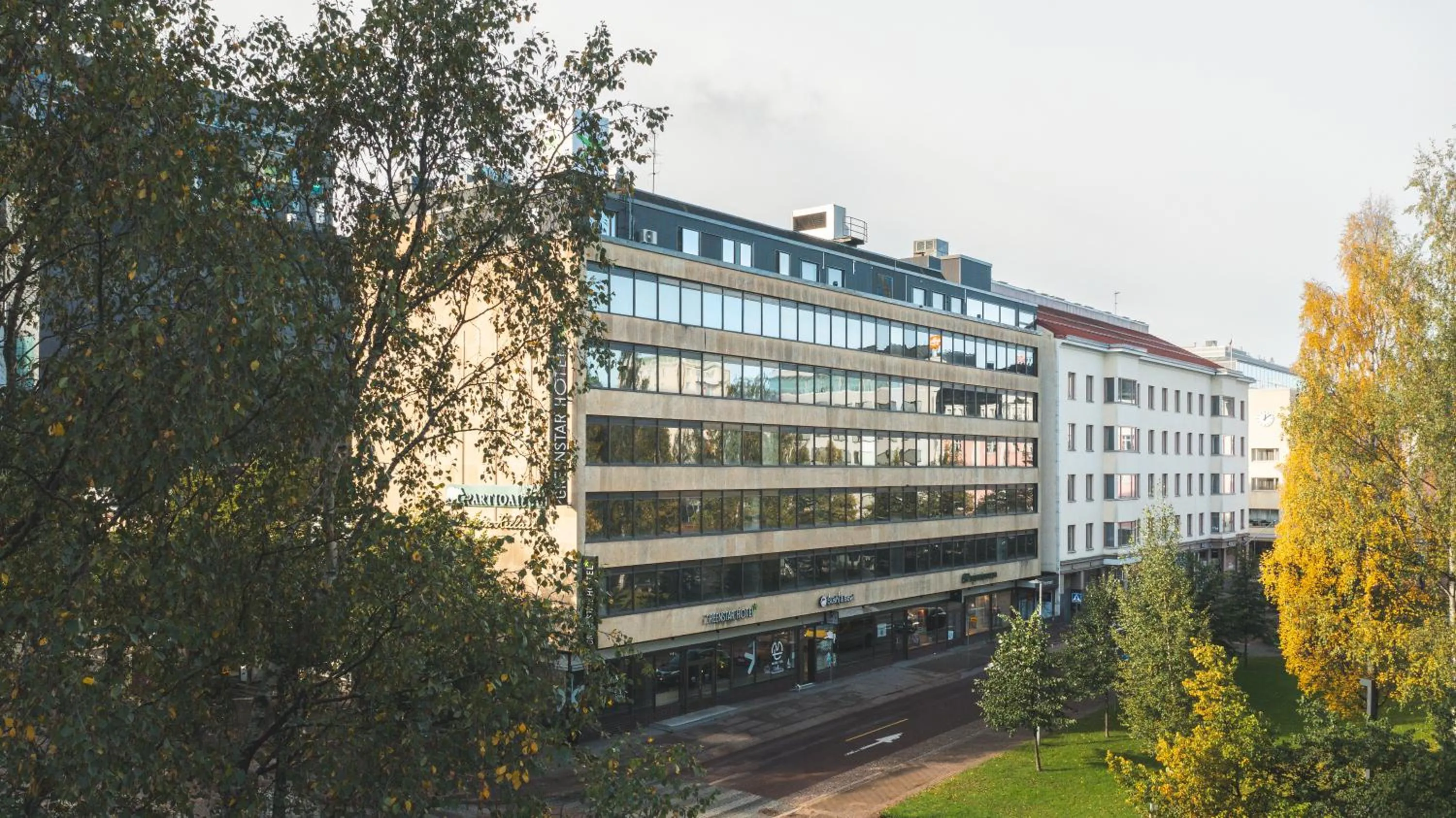 Property building in GreenStar Hotel Oulu