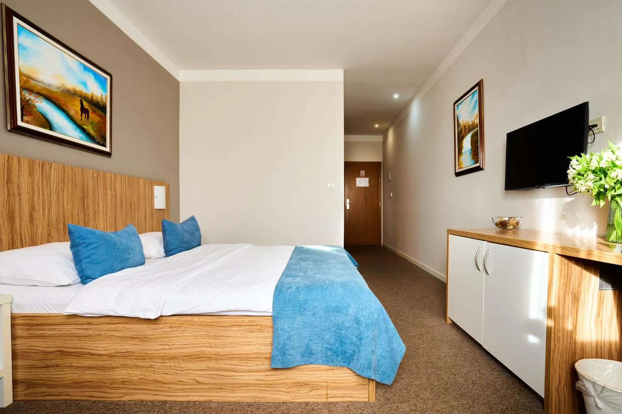 Bed in Hotel Phoenix