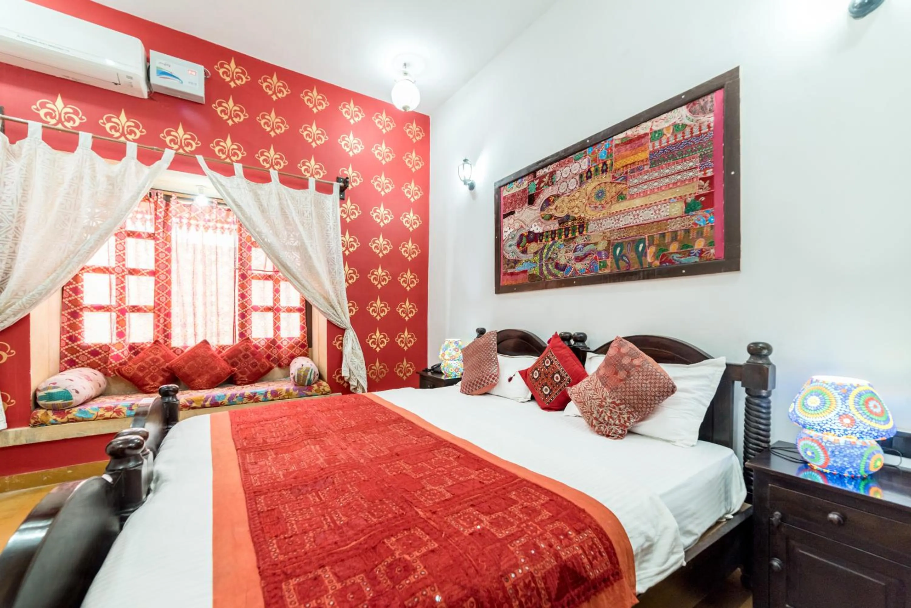 Bed in Hotel Heritage House