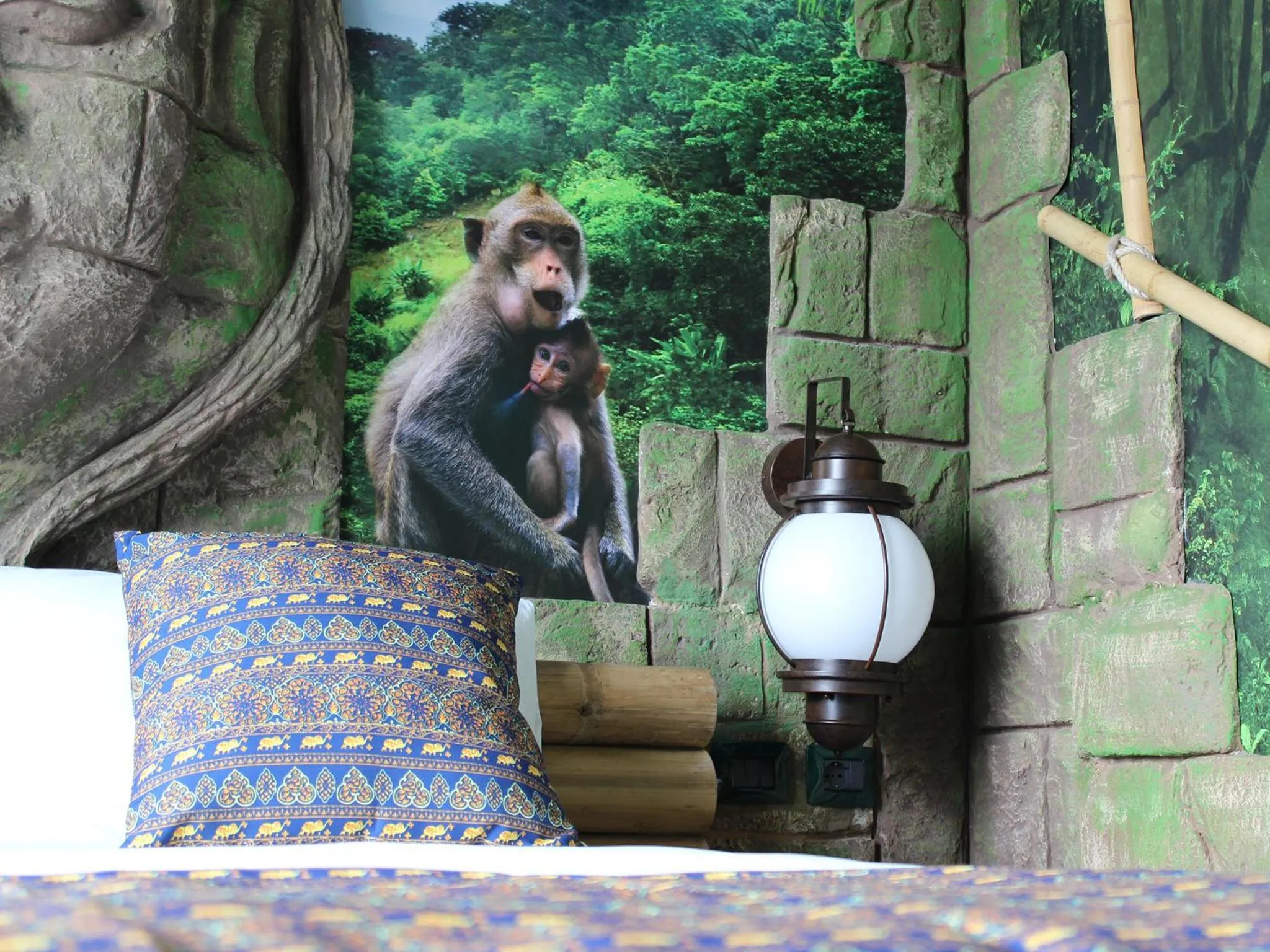 Bed in Gardaland Adventure Hotel