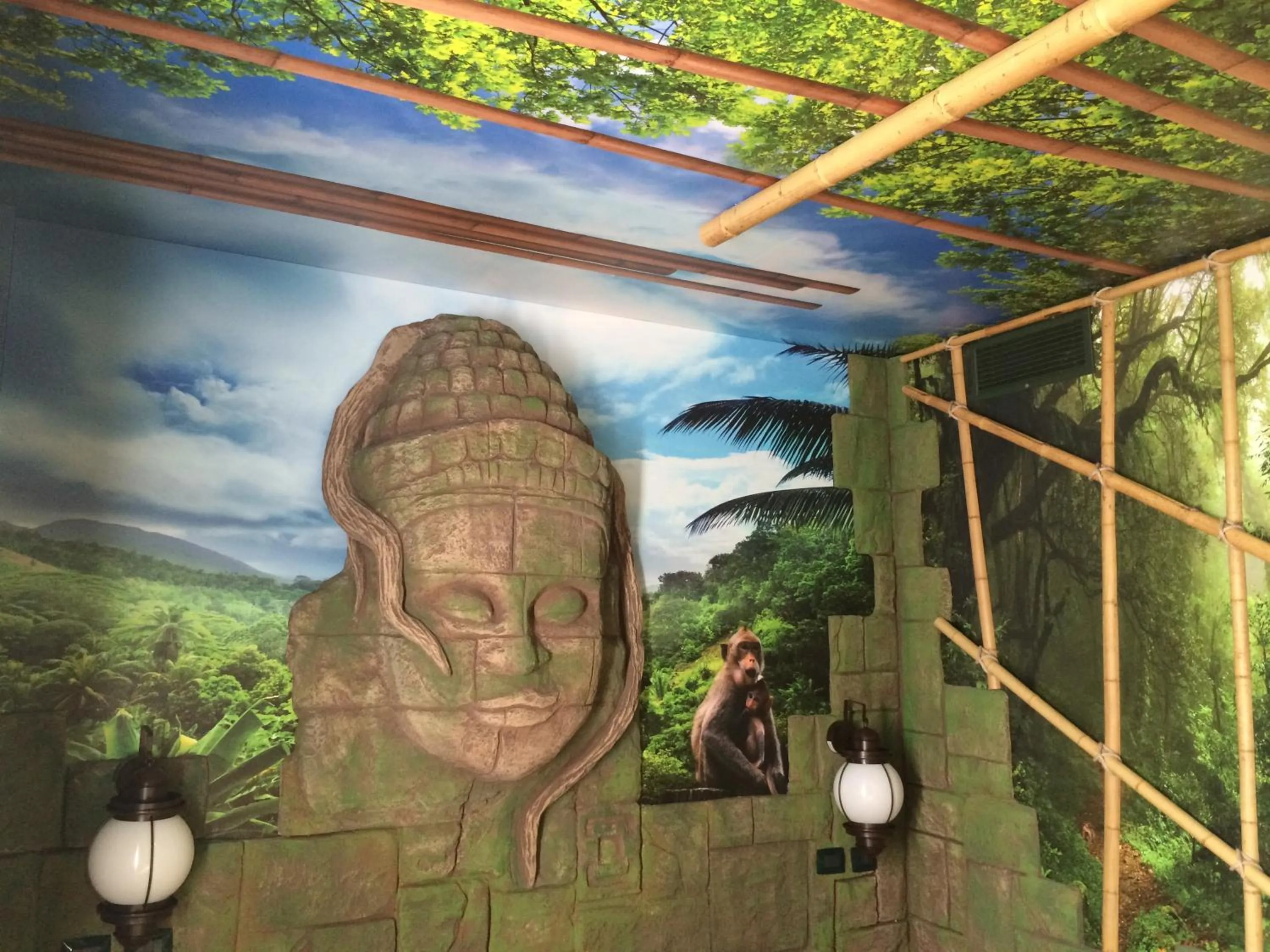 Decorative detail in Gardaland Adventure Hotel