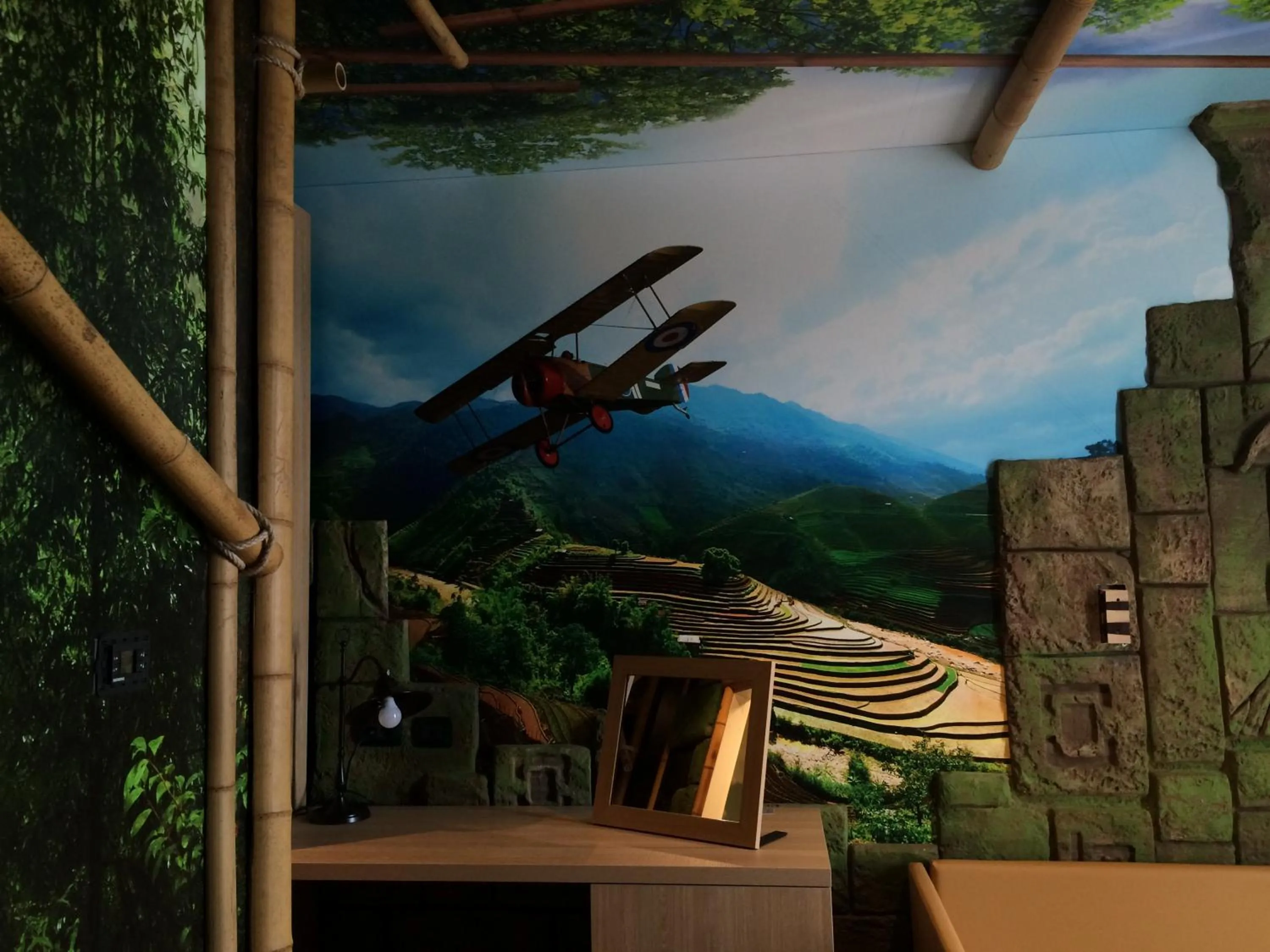 Decorative detail in Gardaland Adventure Hotel