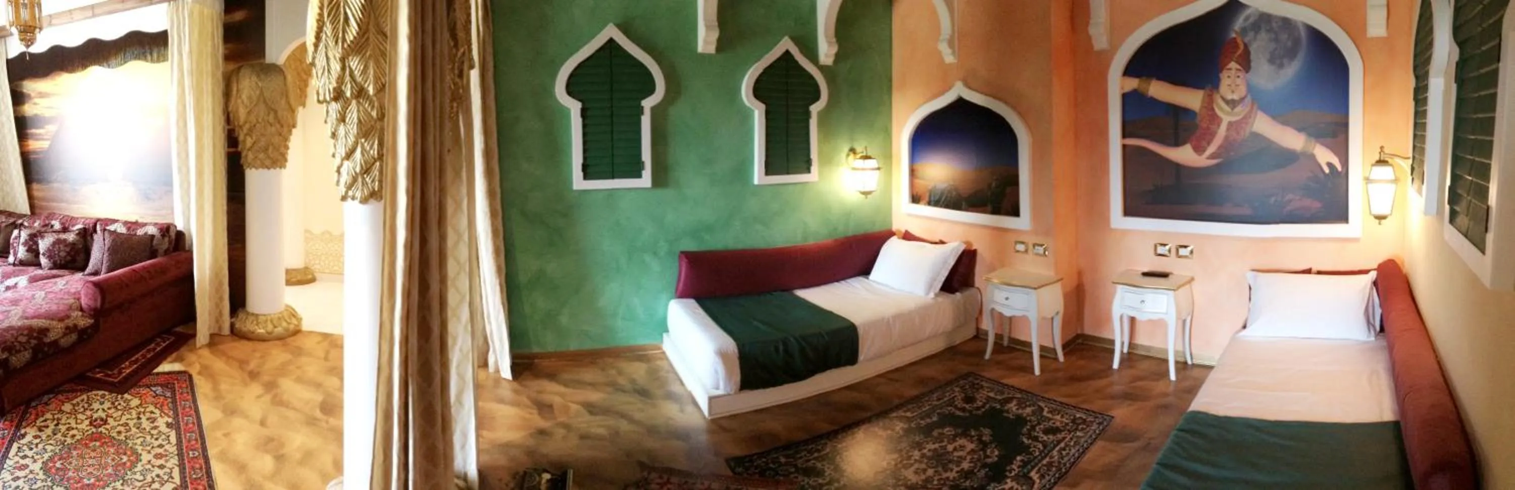 Bed in Gardaland Adventure Hotel