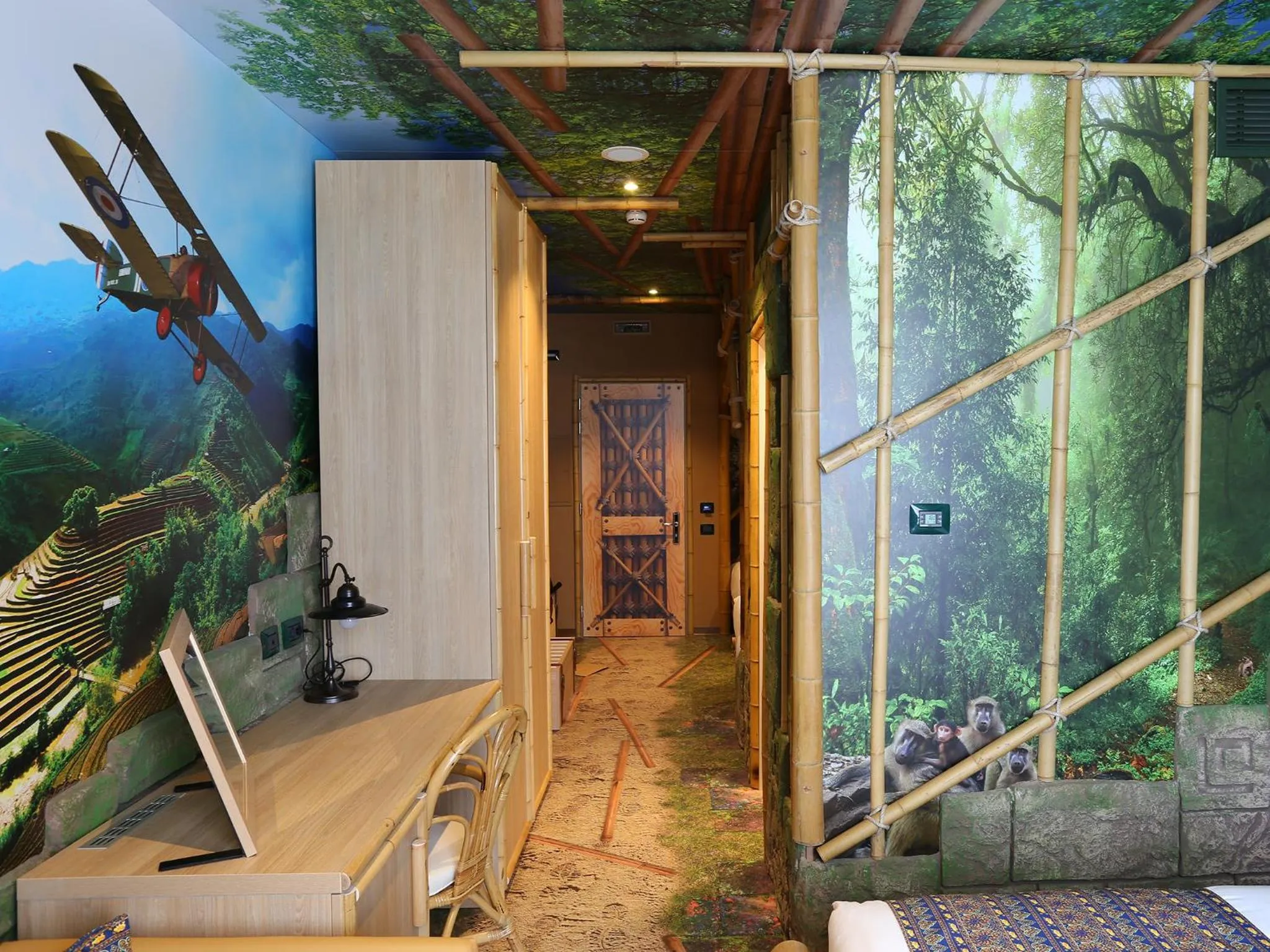 Decorative detail in Gardaland Adventure Hotel