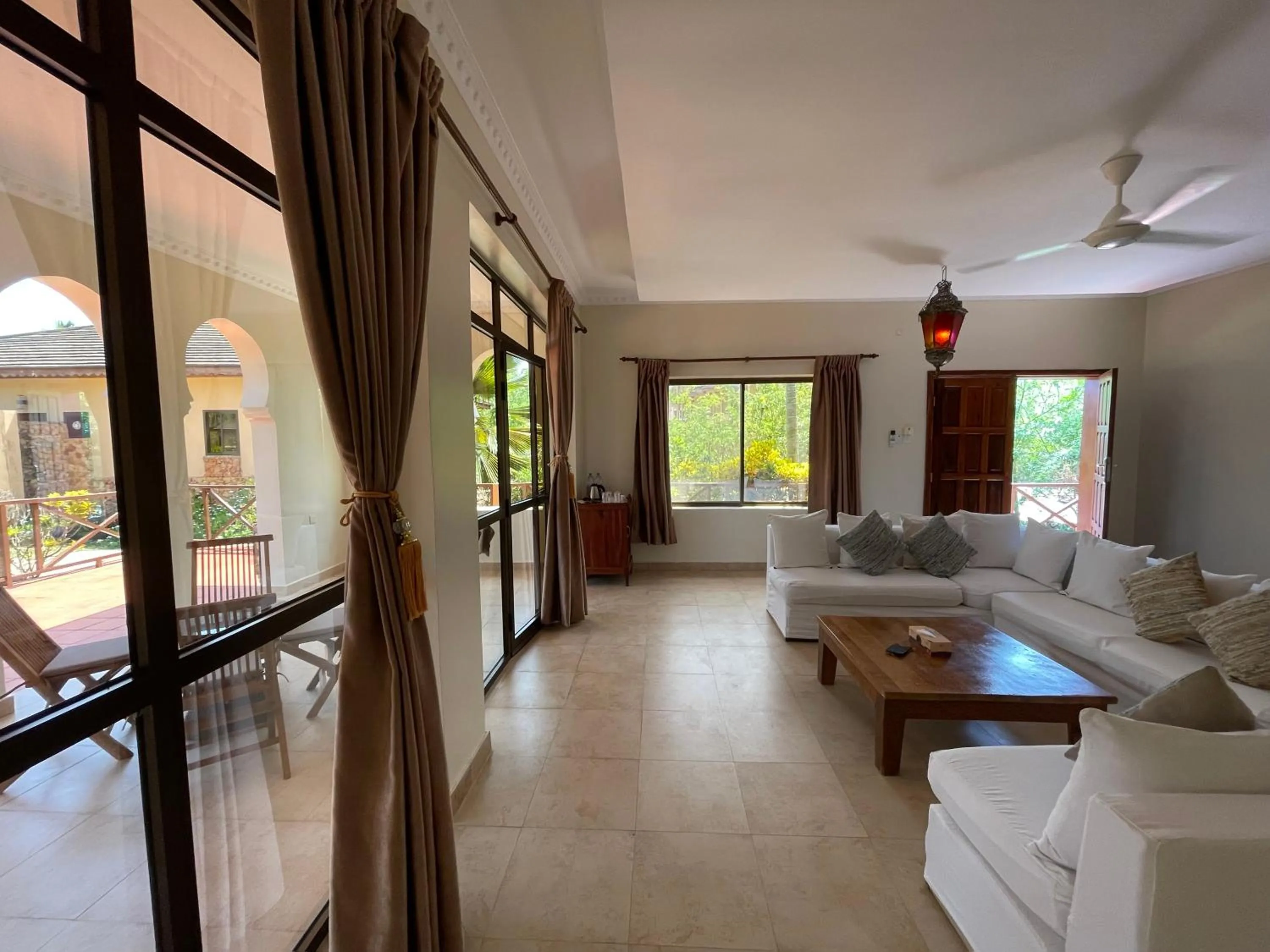 Seating area in The Sands Beach Resort