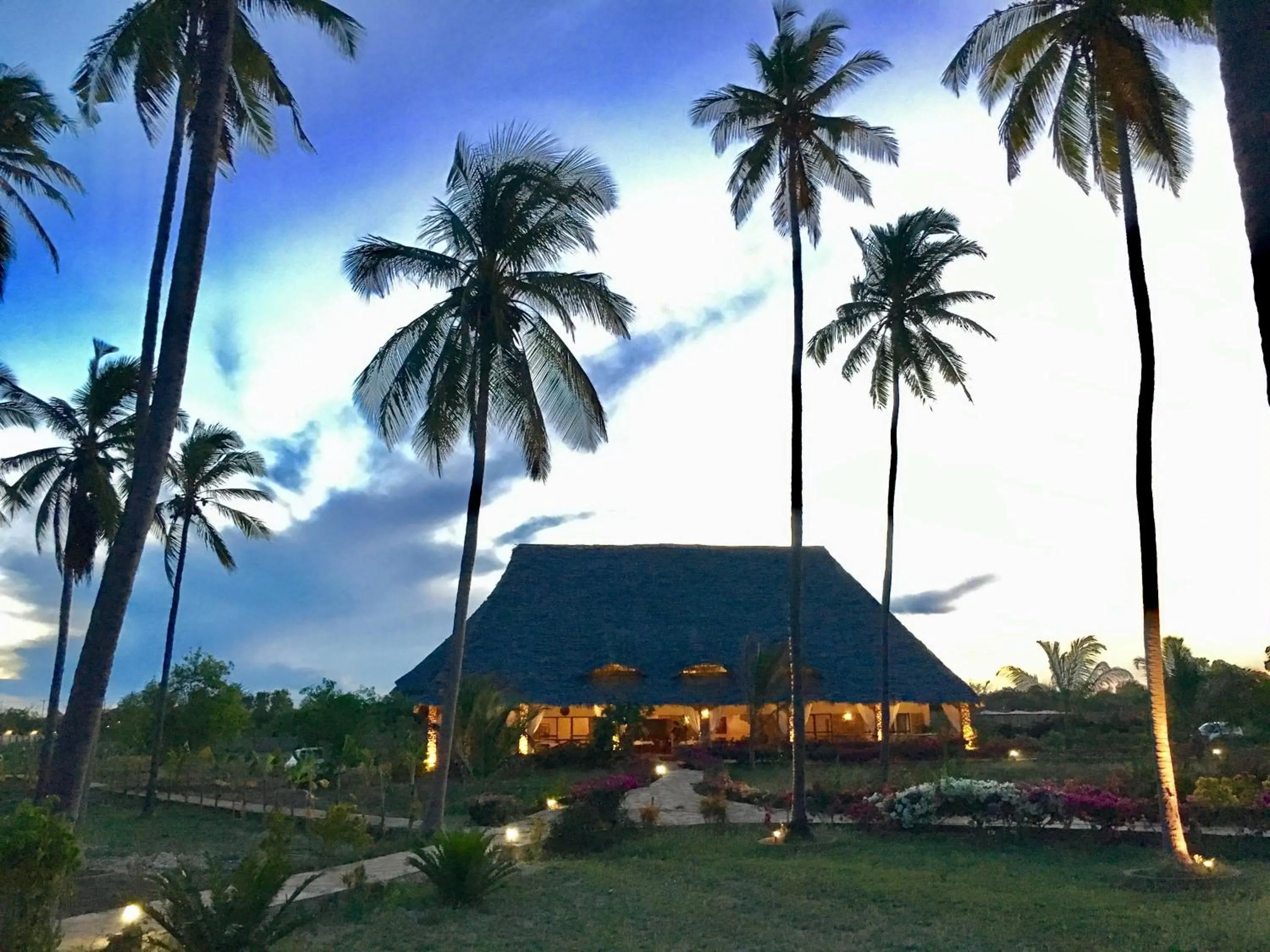 Garden view in The Sands Beach Resort