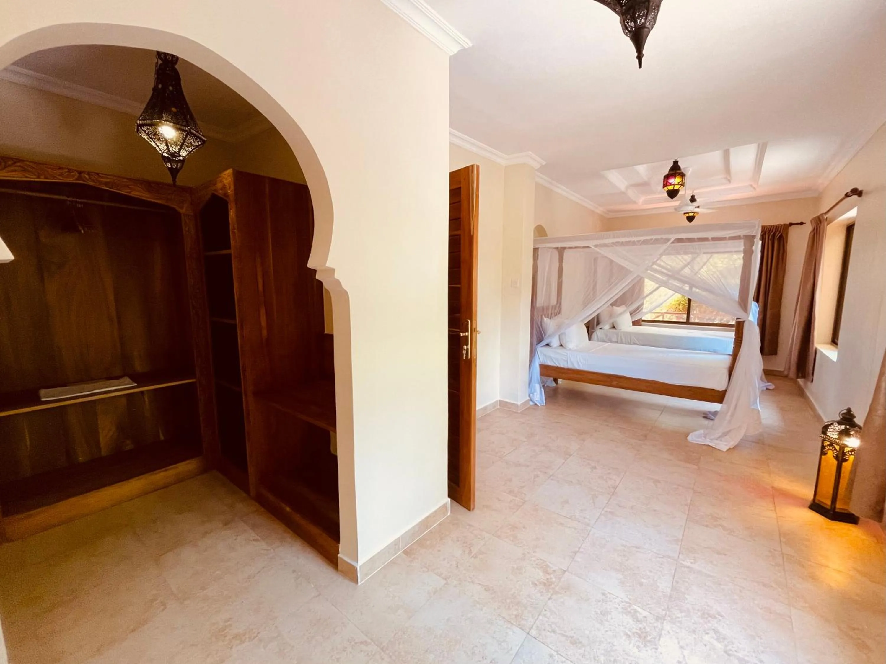 View (from property/room), Bed in The Sands Beach Resort