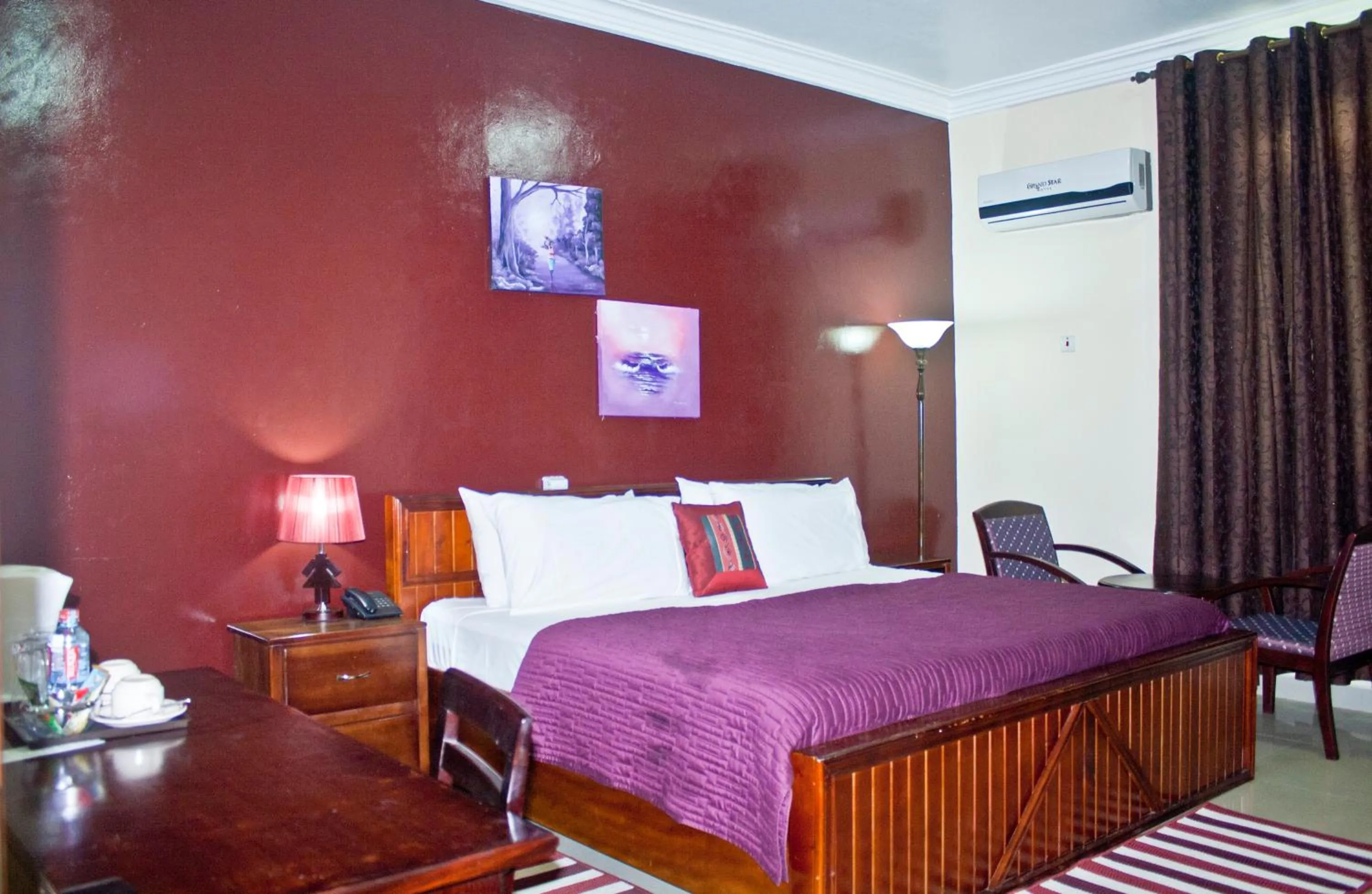 Bed in Grand Star Hotel