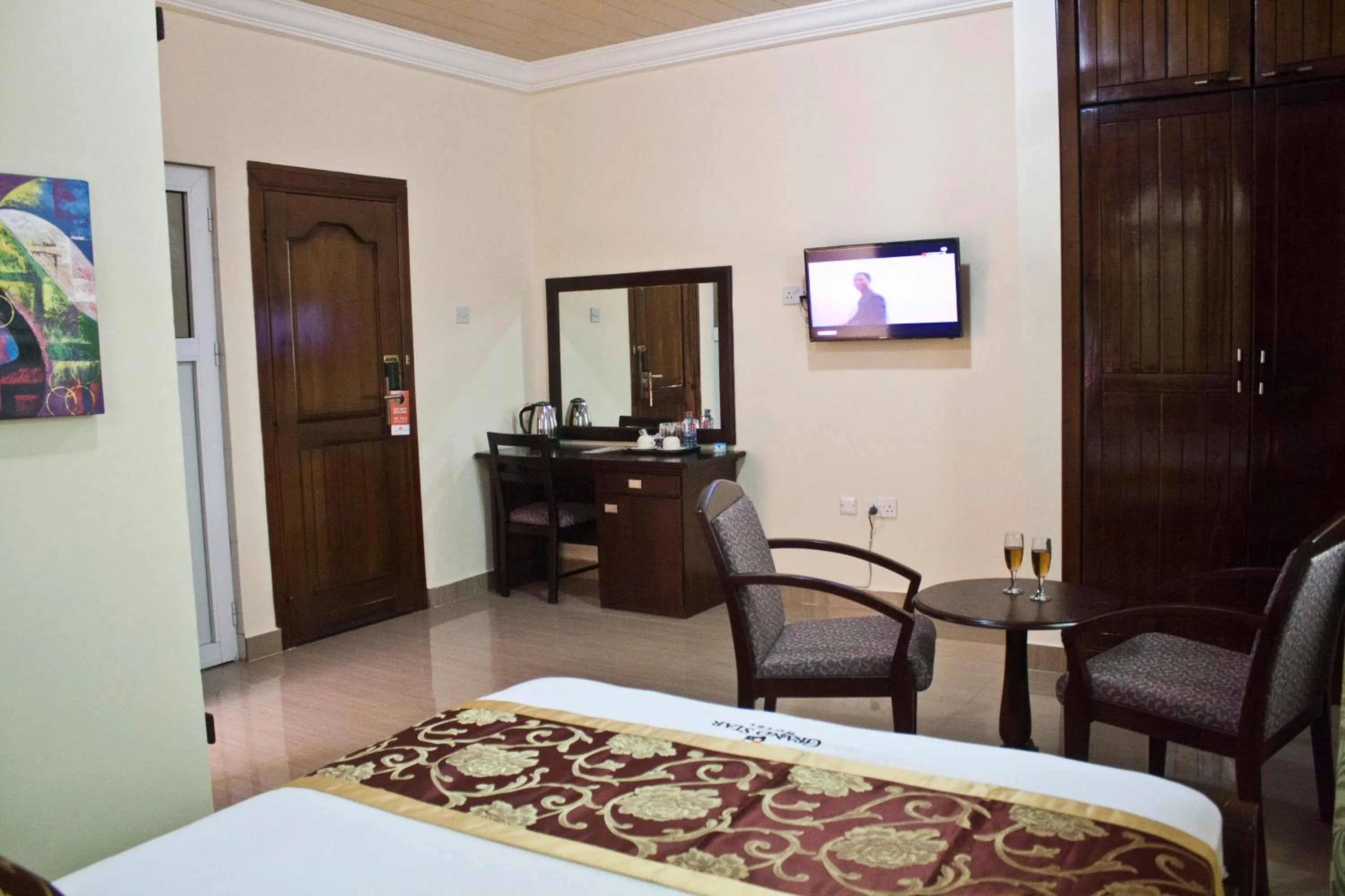 Bedroom, Bed in Grand Star Hotel