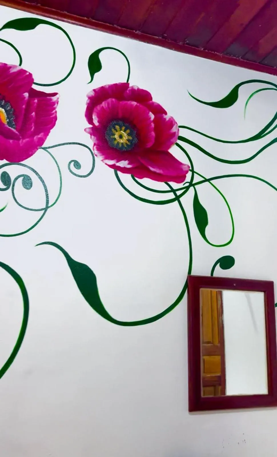 Decorative detail in Pousada Flora Búzios