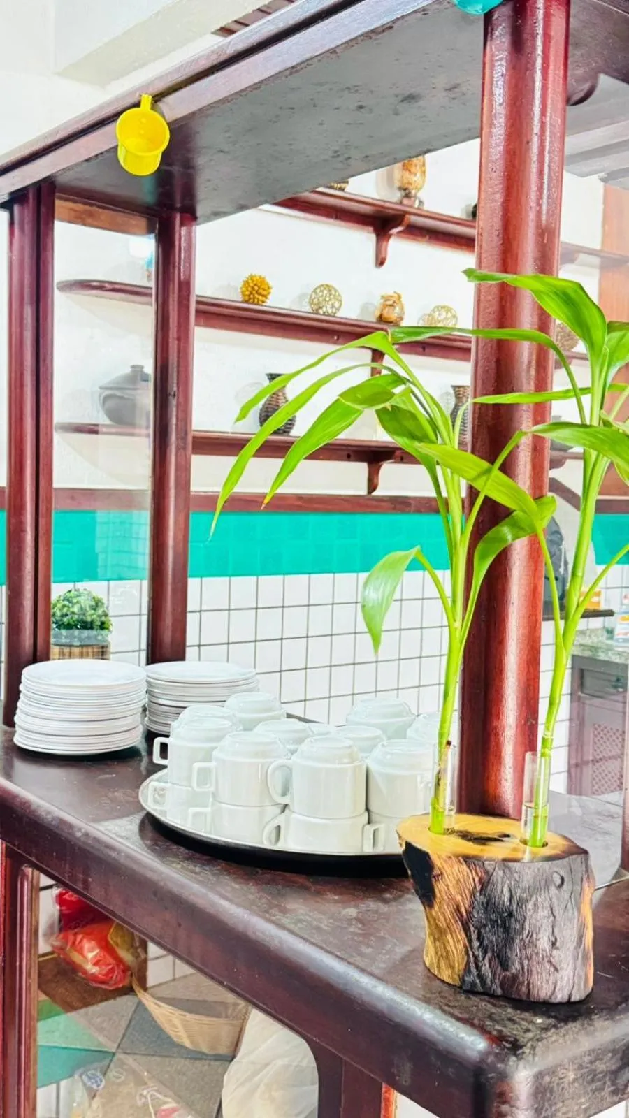 Decorative detail in Pousada Flora Búzios