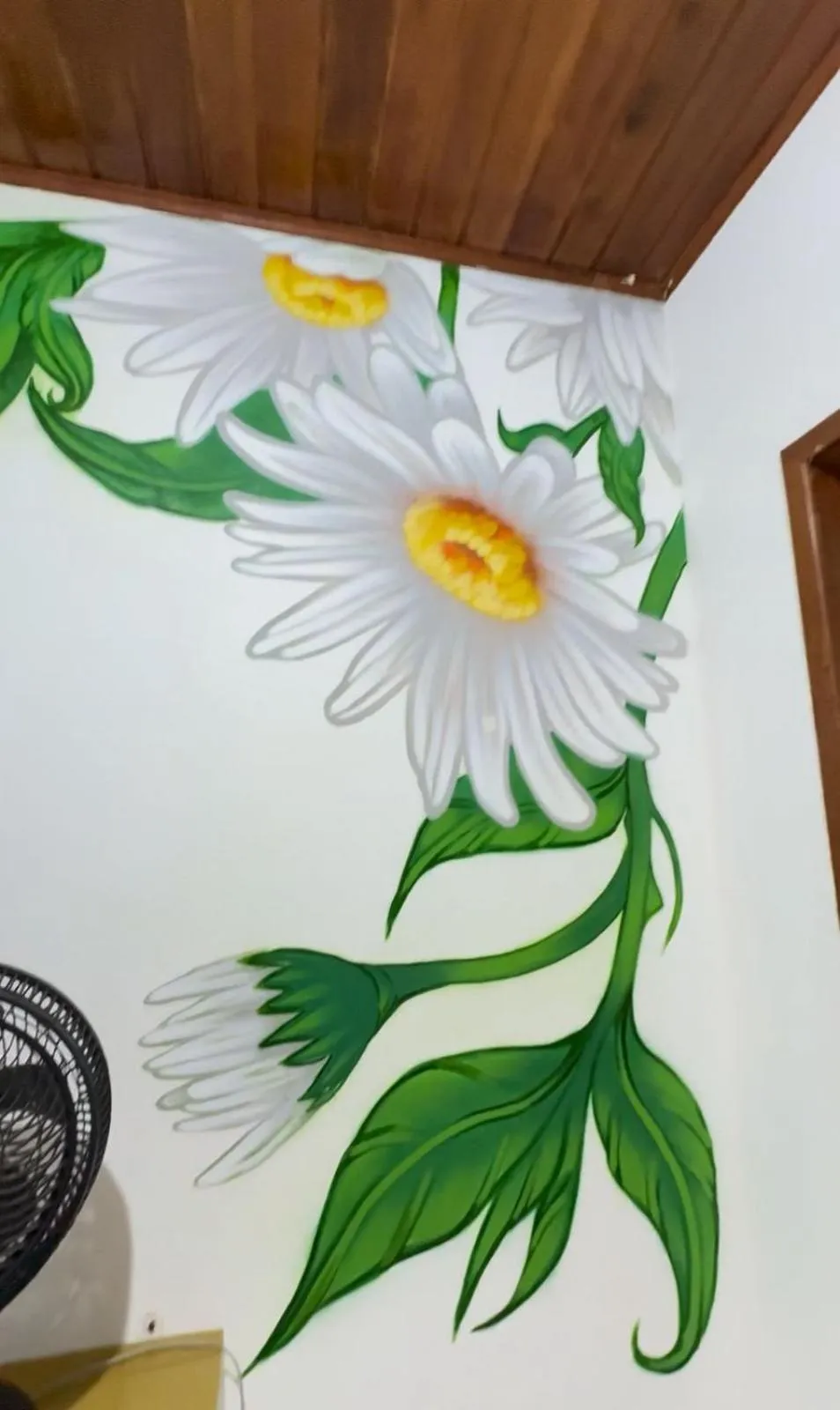 Decorative detail in Pousada Flora Búzios