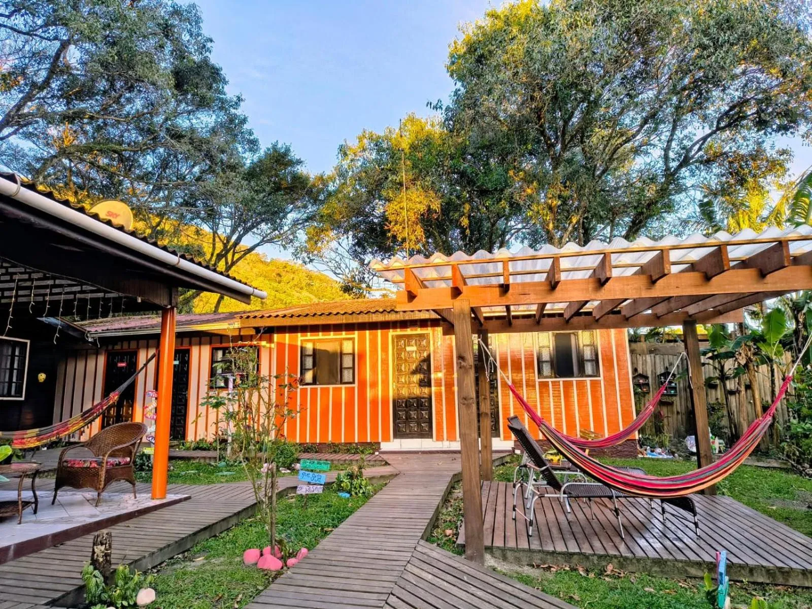 Patio in Pousada Recanto das Cores