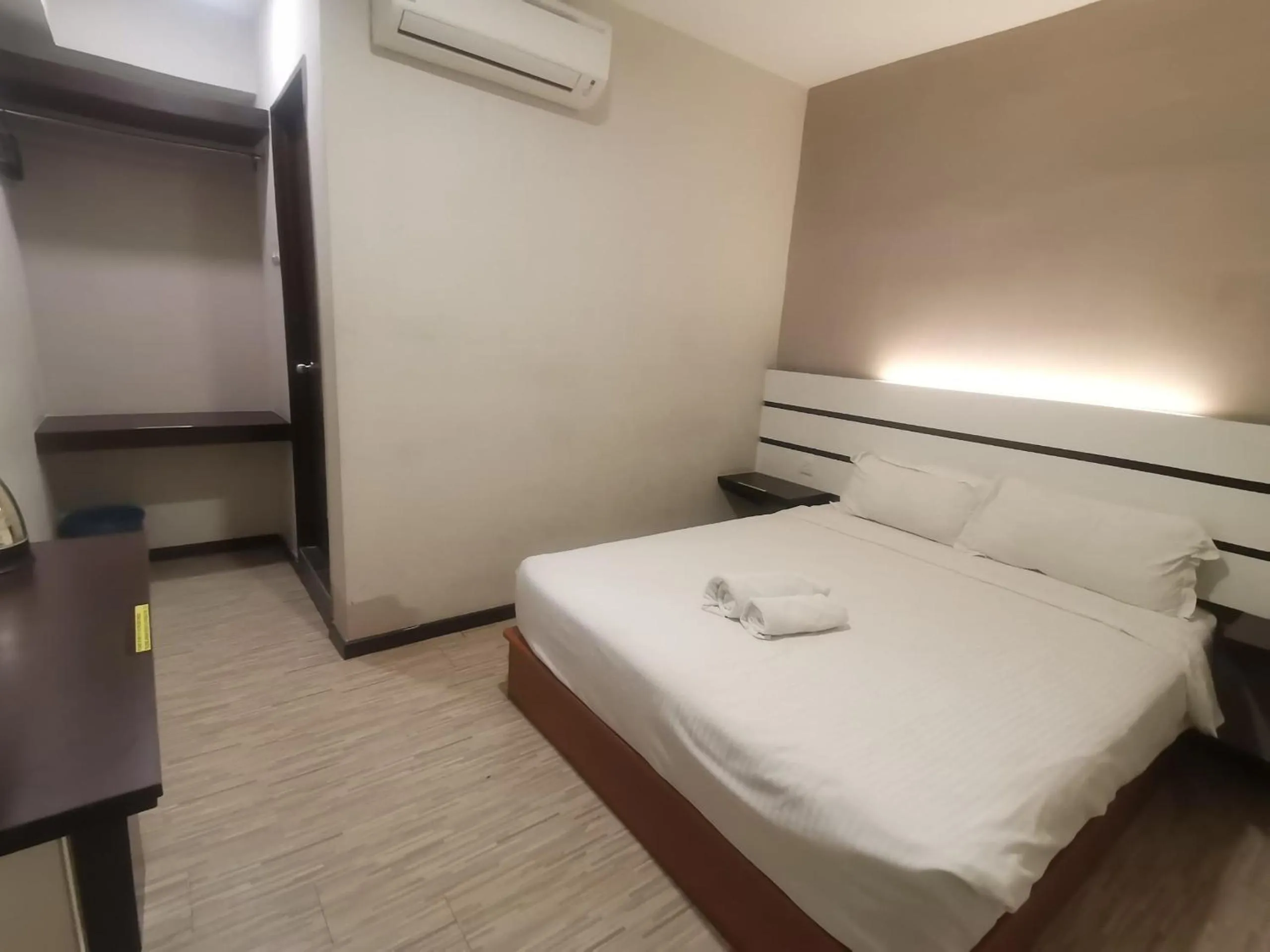 Bed in Grand Kapar Hotel Kuala Selangor