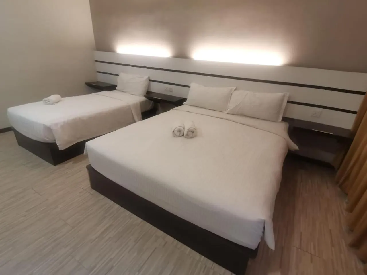 Bed in Grand Kapar Hotel Kuala Selangor