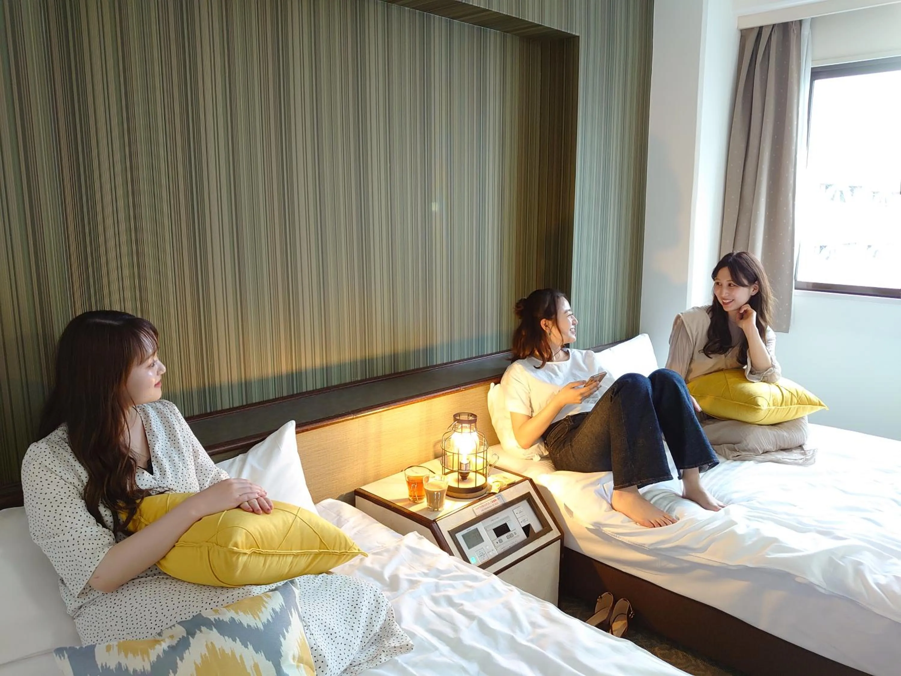 People, Bed in Hotel Area One Oita