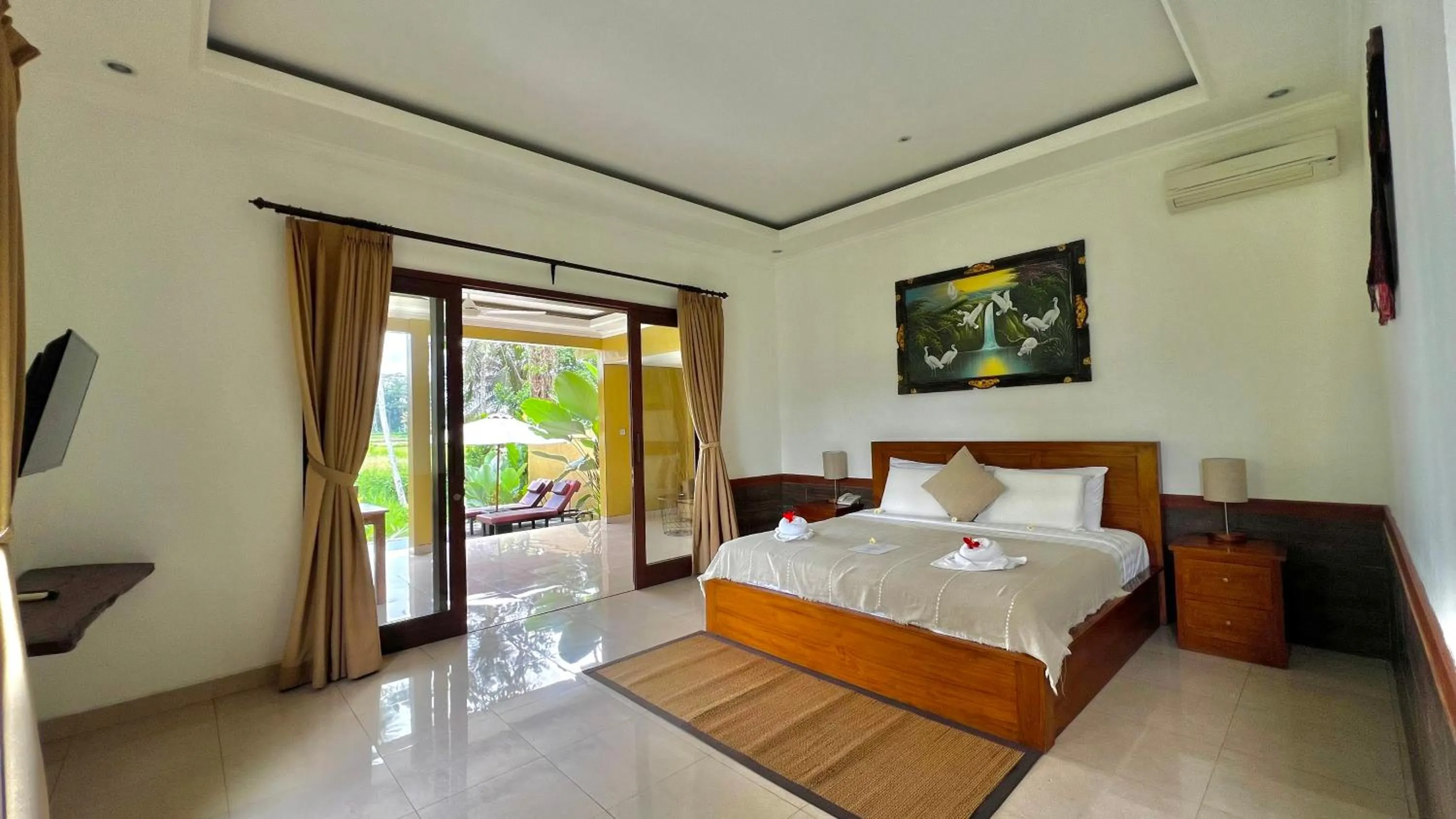 View (from property/room), Bed in Kubu Bali Baik Villa & Resort - CHSE Certified