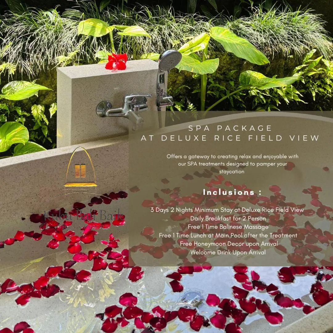 Bath in Kubu Bali Baik Villa & Resort - CHSE Certified