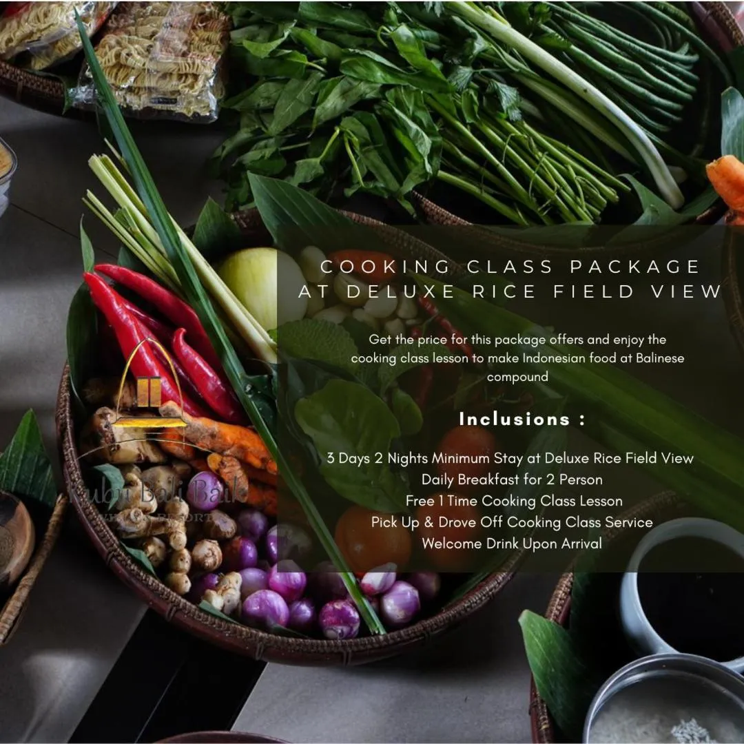 Food in Kubu Bali Baik Villa & Resort - CHSE Certified