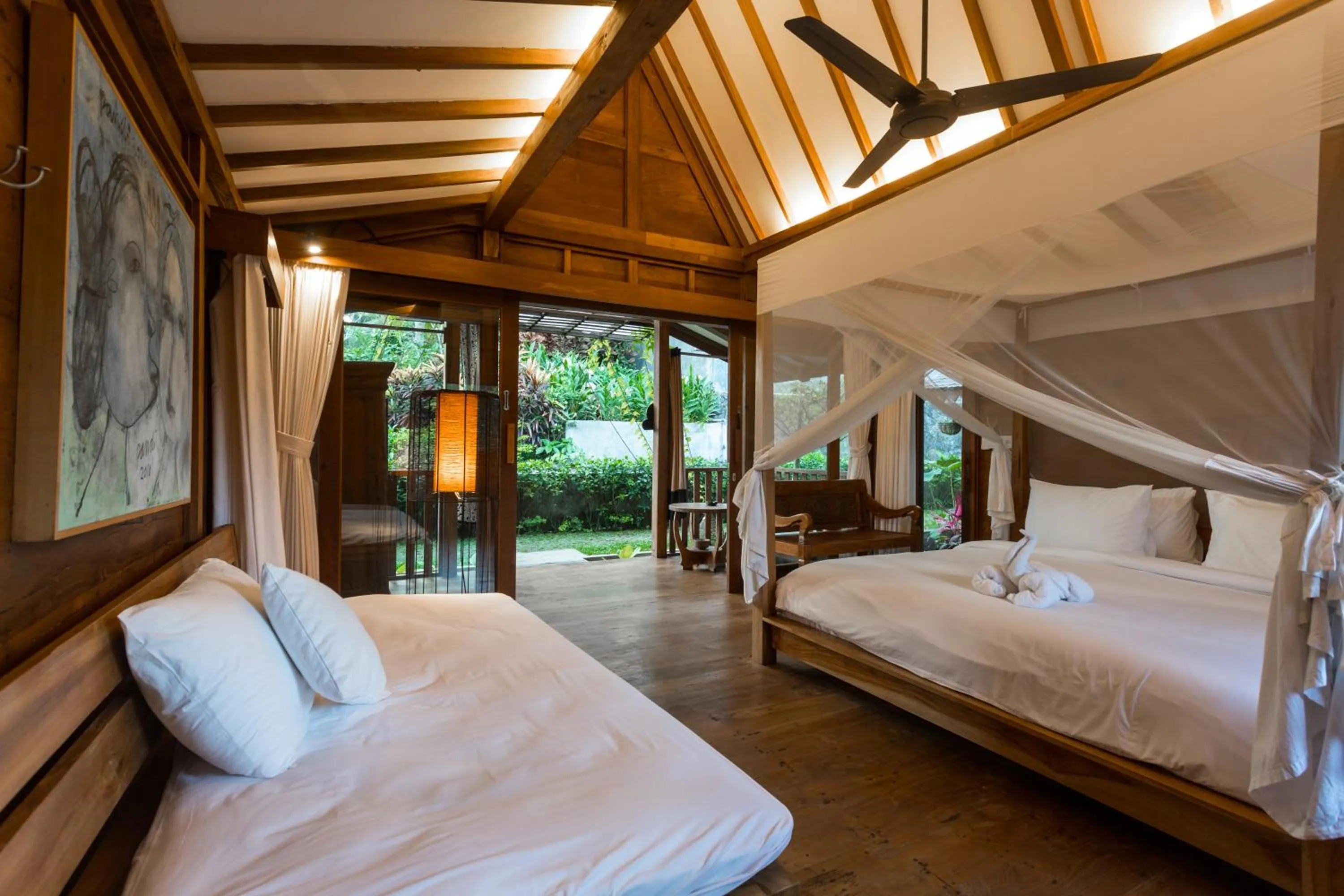 Bedroom, Bed in De Ubud Villas & Spa