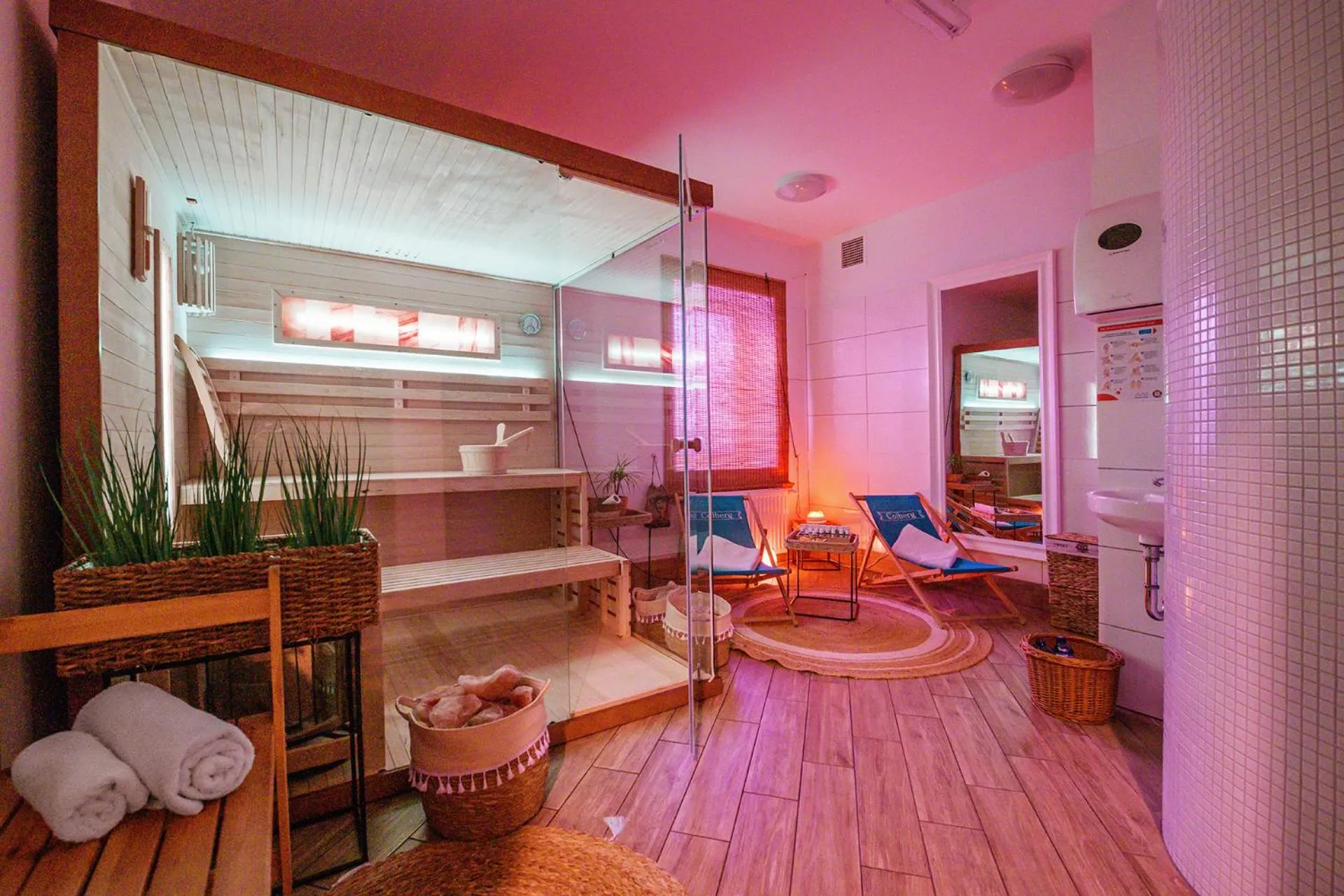 Sauna in Hotel Zorza