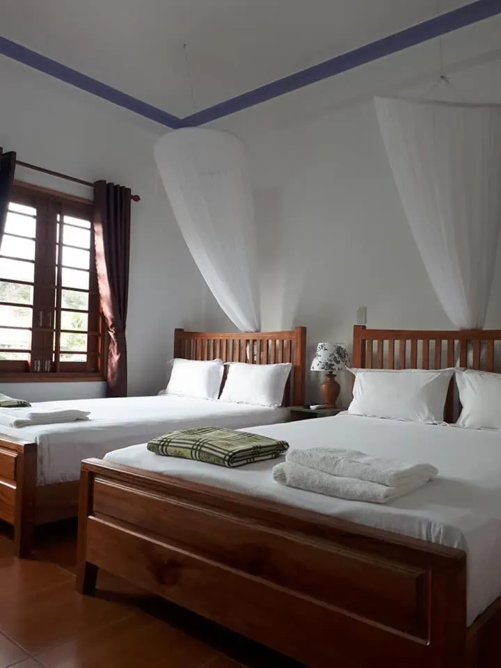 Bed in Hiep Hoa Resort