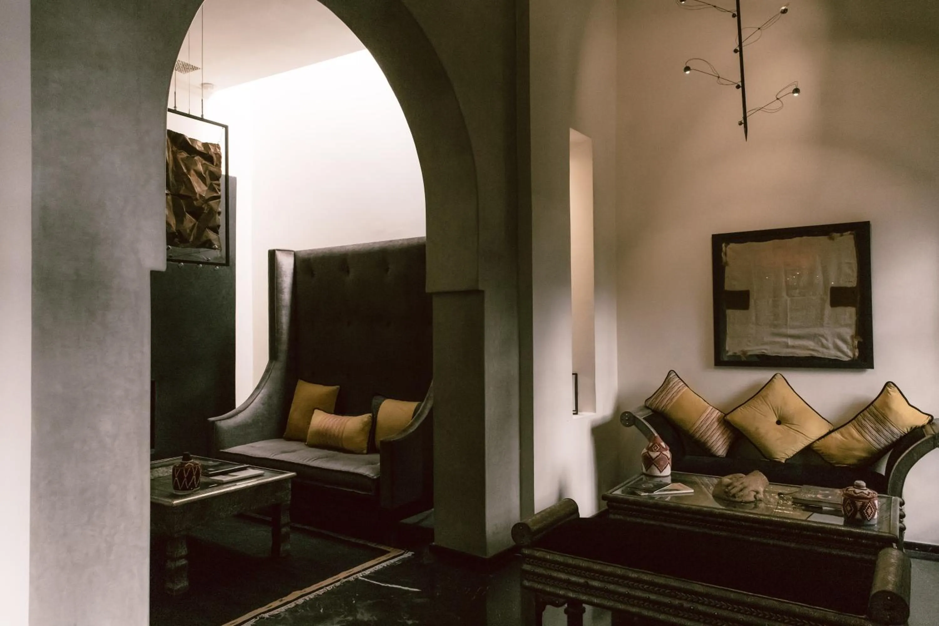 Communal lounge/ TV room in Riad K