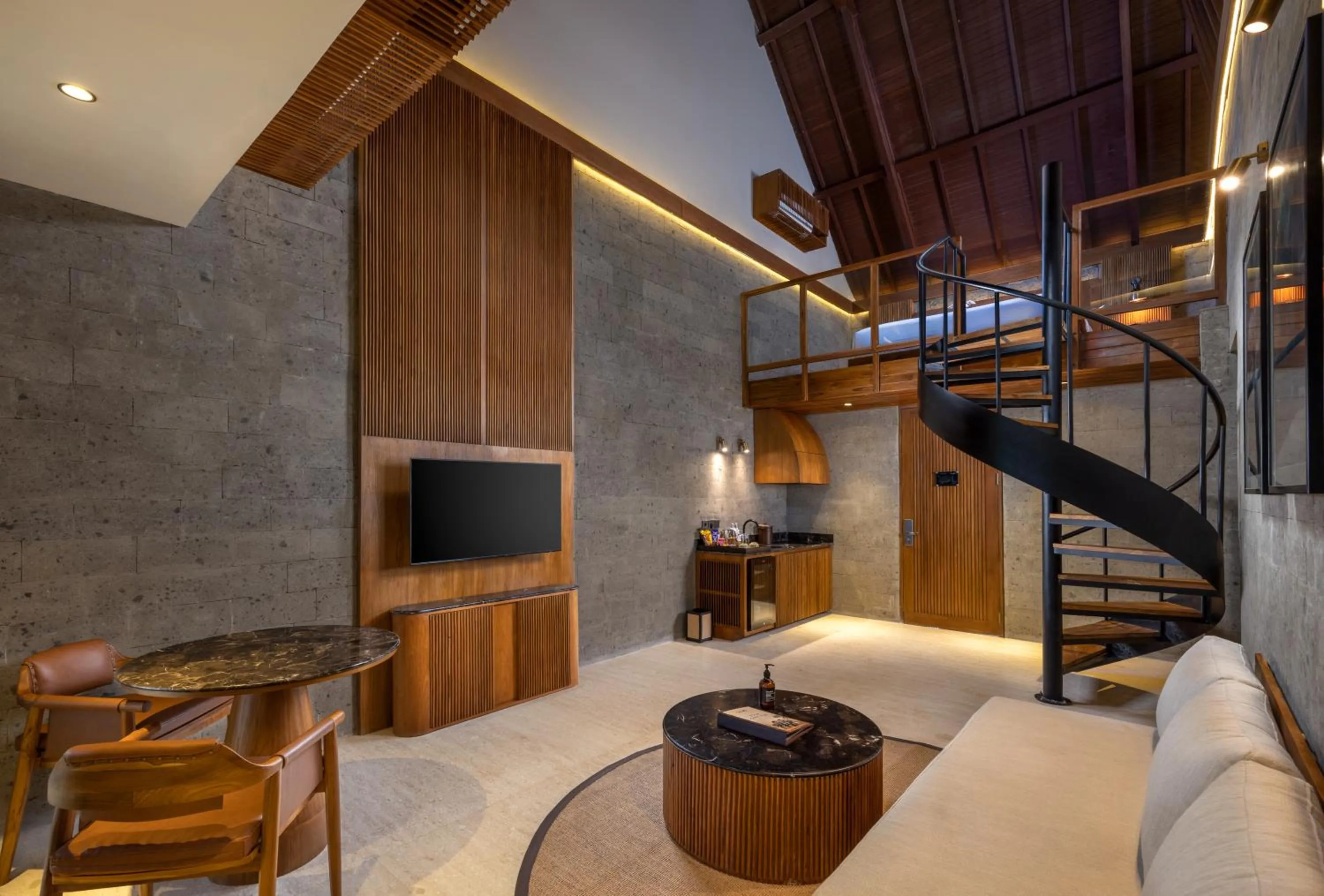 TV and multimedia in Sanctoo Suites & Villas