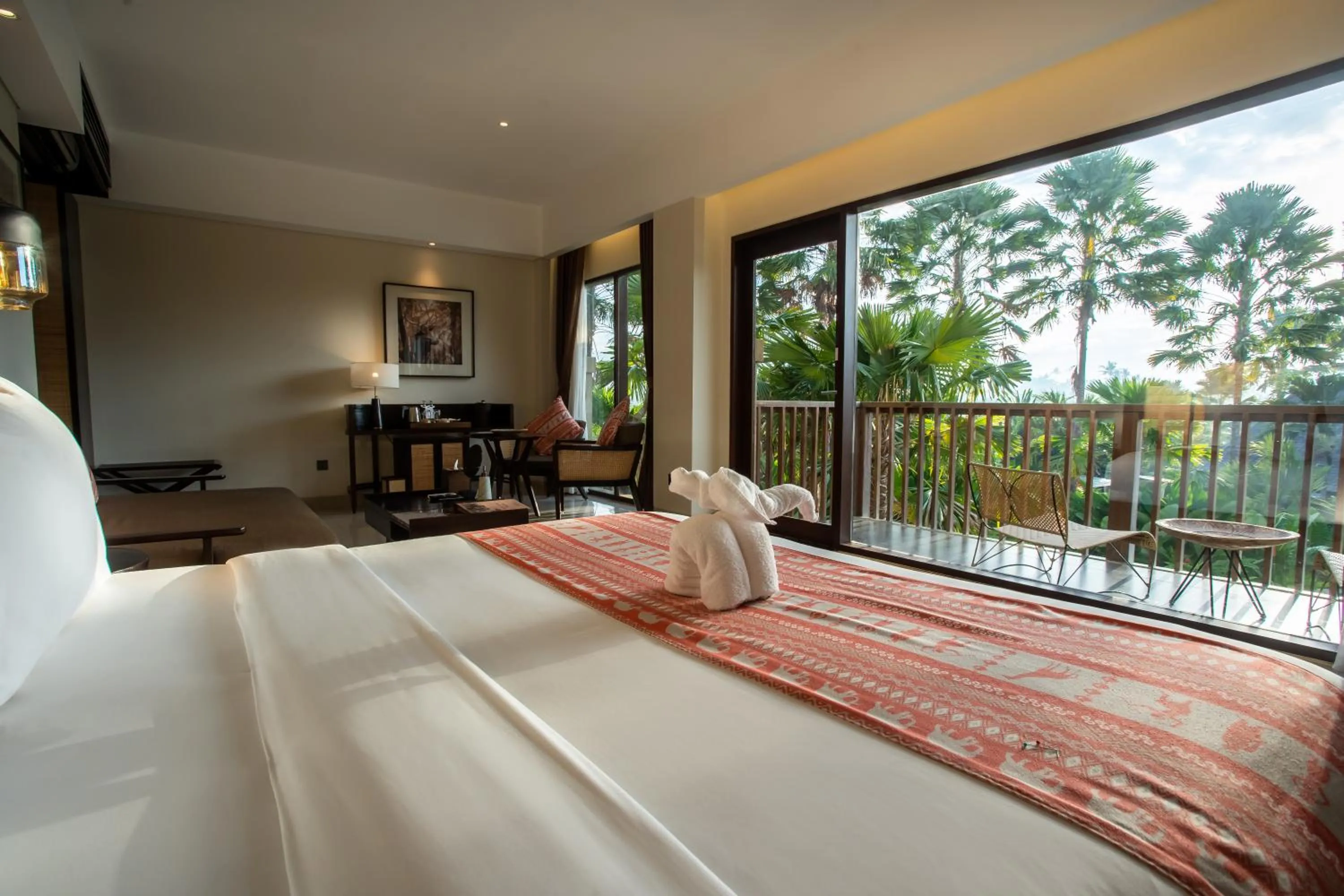 View (from property/room), Bed in Sanctoo Suites & Villas