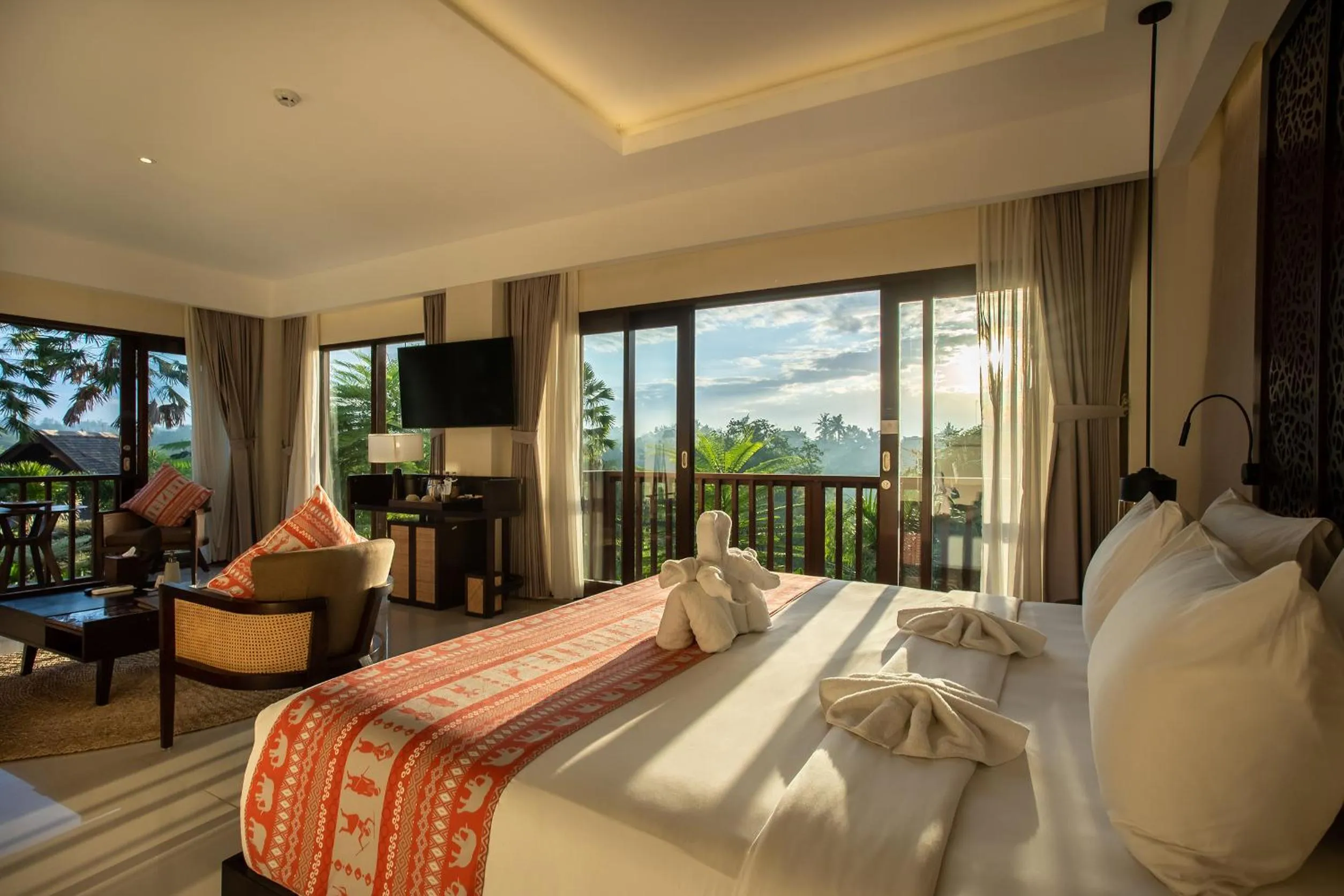 View (from property/room), Bed in Sanctoo Suites & Villas