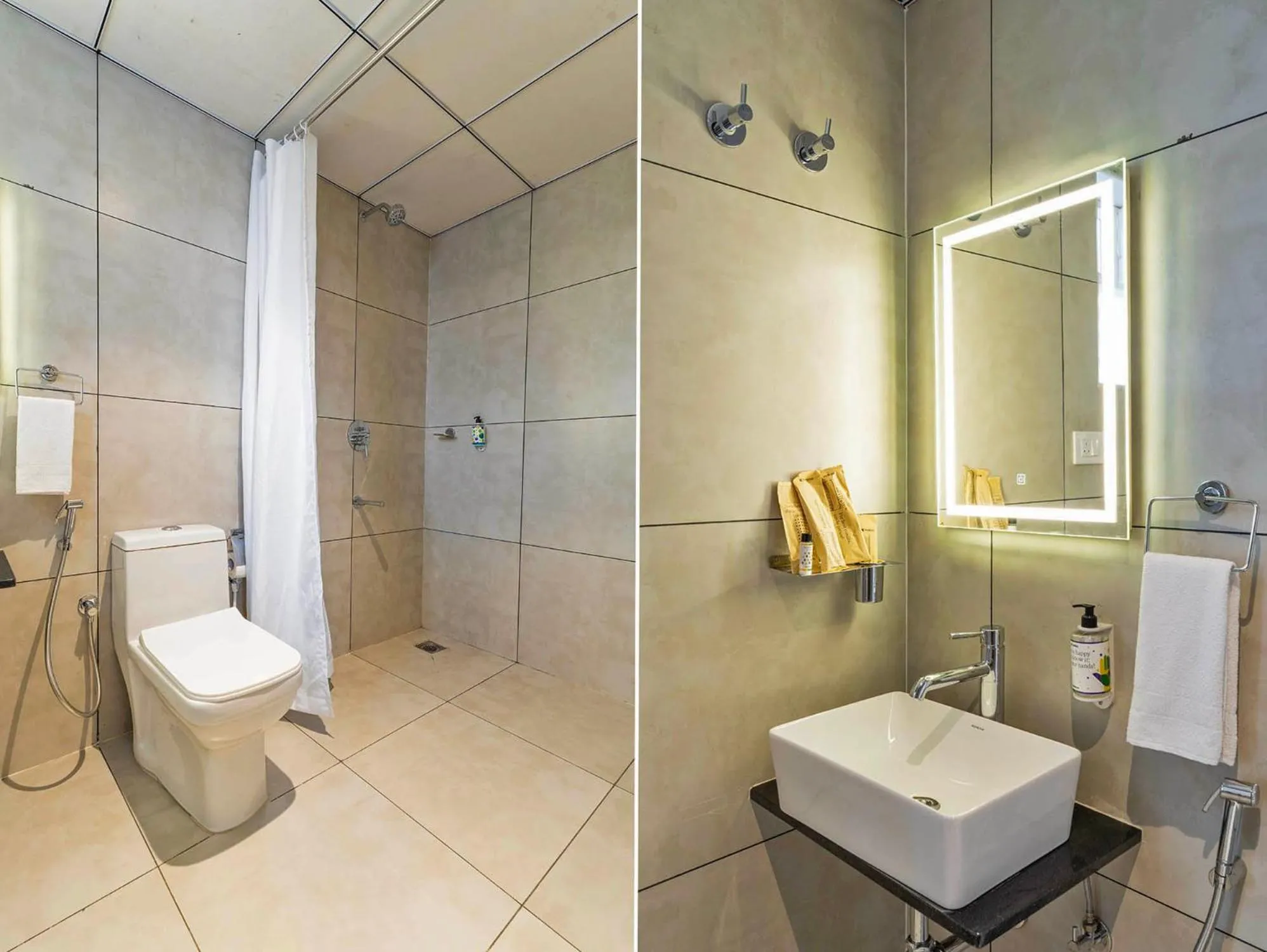 Bathroom in Treebo Global Orchid