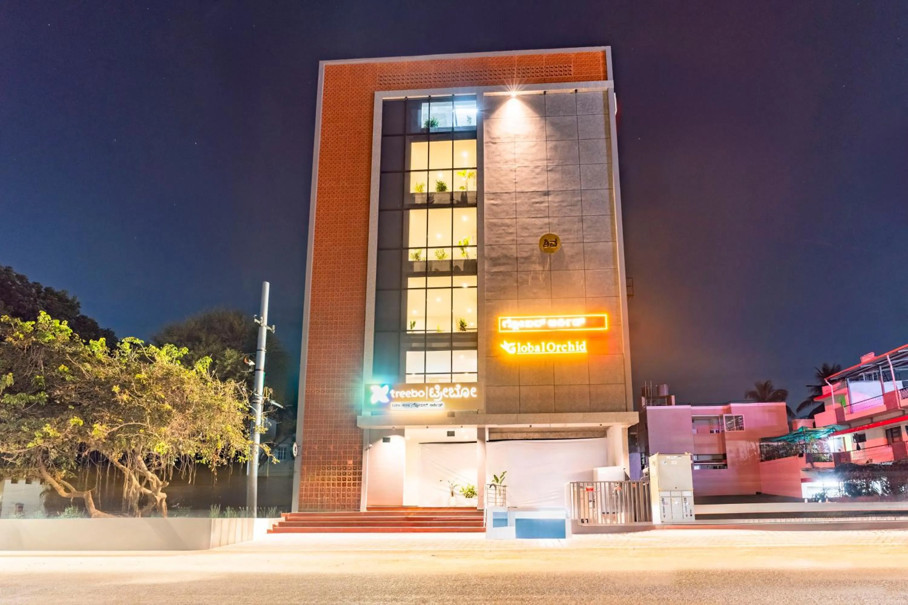 Property building in Treebo Global Orchid